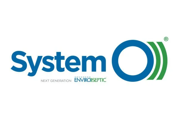 System Logo with text 'System' in blue and the words 'Next Generation EnviroSept' underneath, featuring a circular graphic with green and blue design elements.