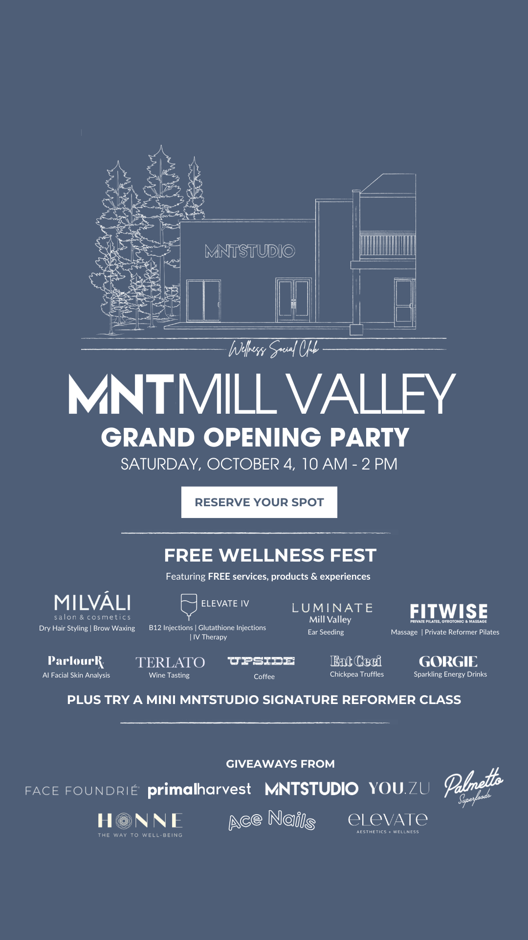 MNT Mill Valley Grand Opening Party