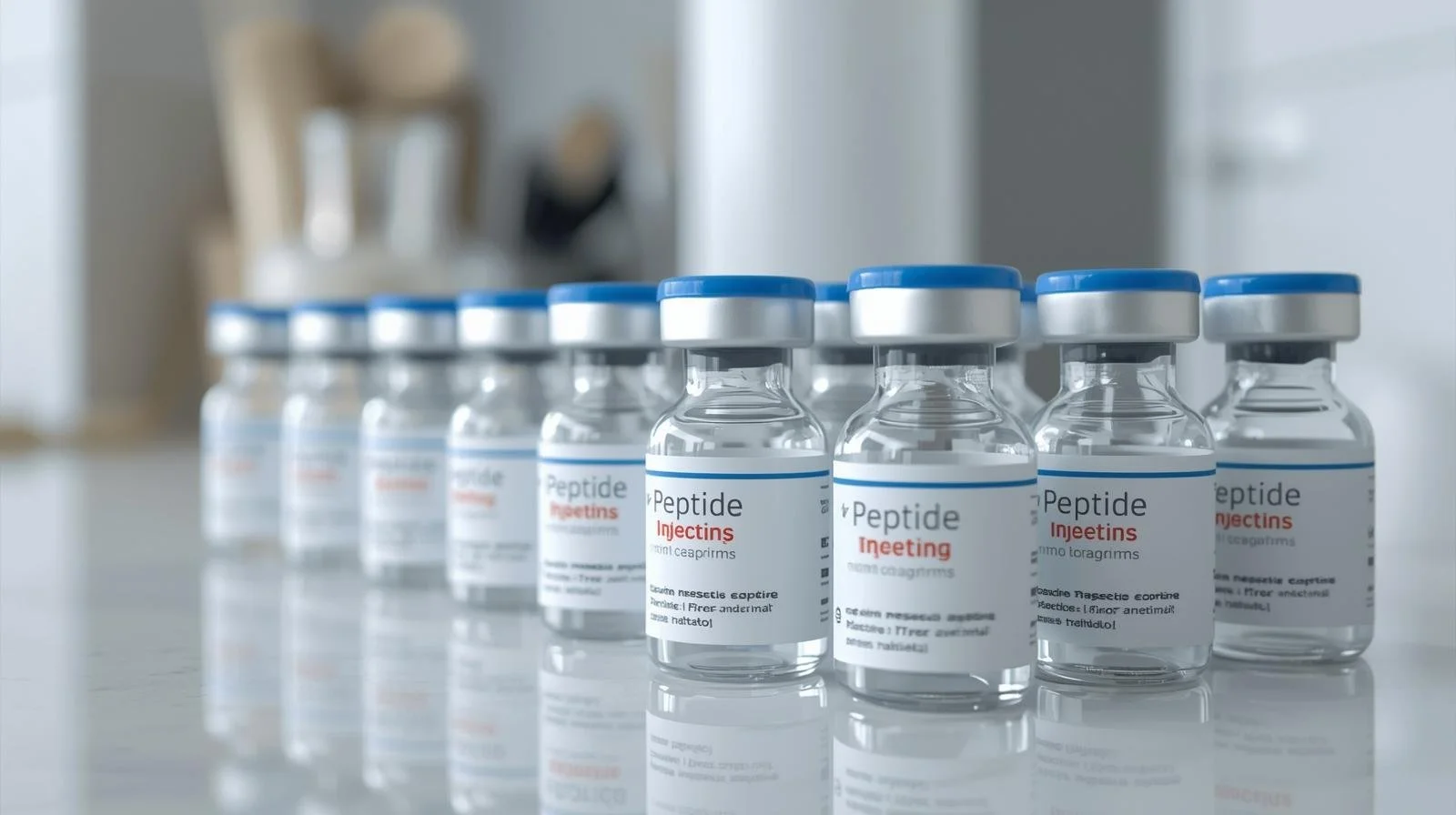 create an image of peptide injection bottles at home.jpg