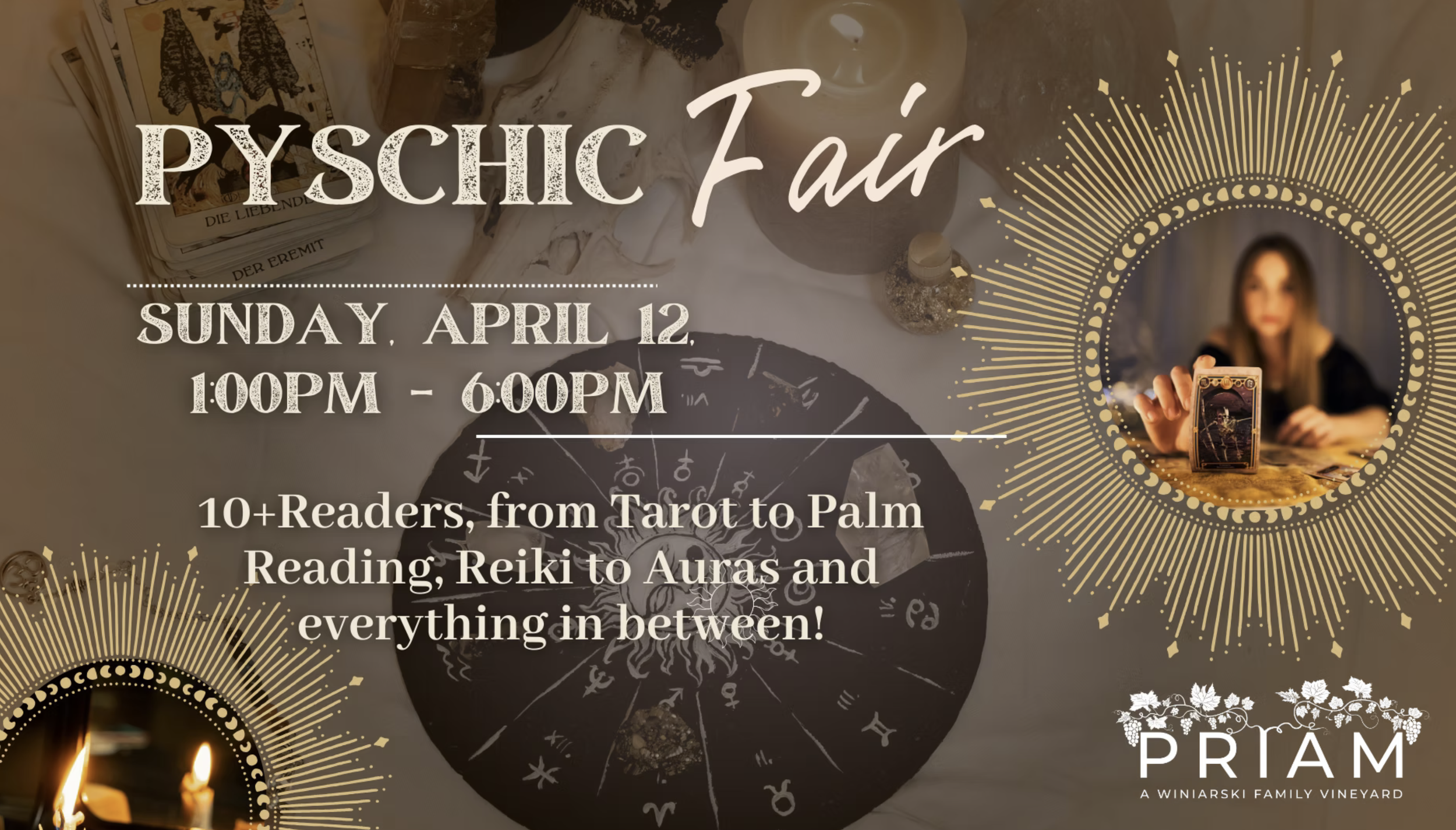 Mini Psychic Fair at Priam Vineyards