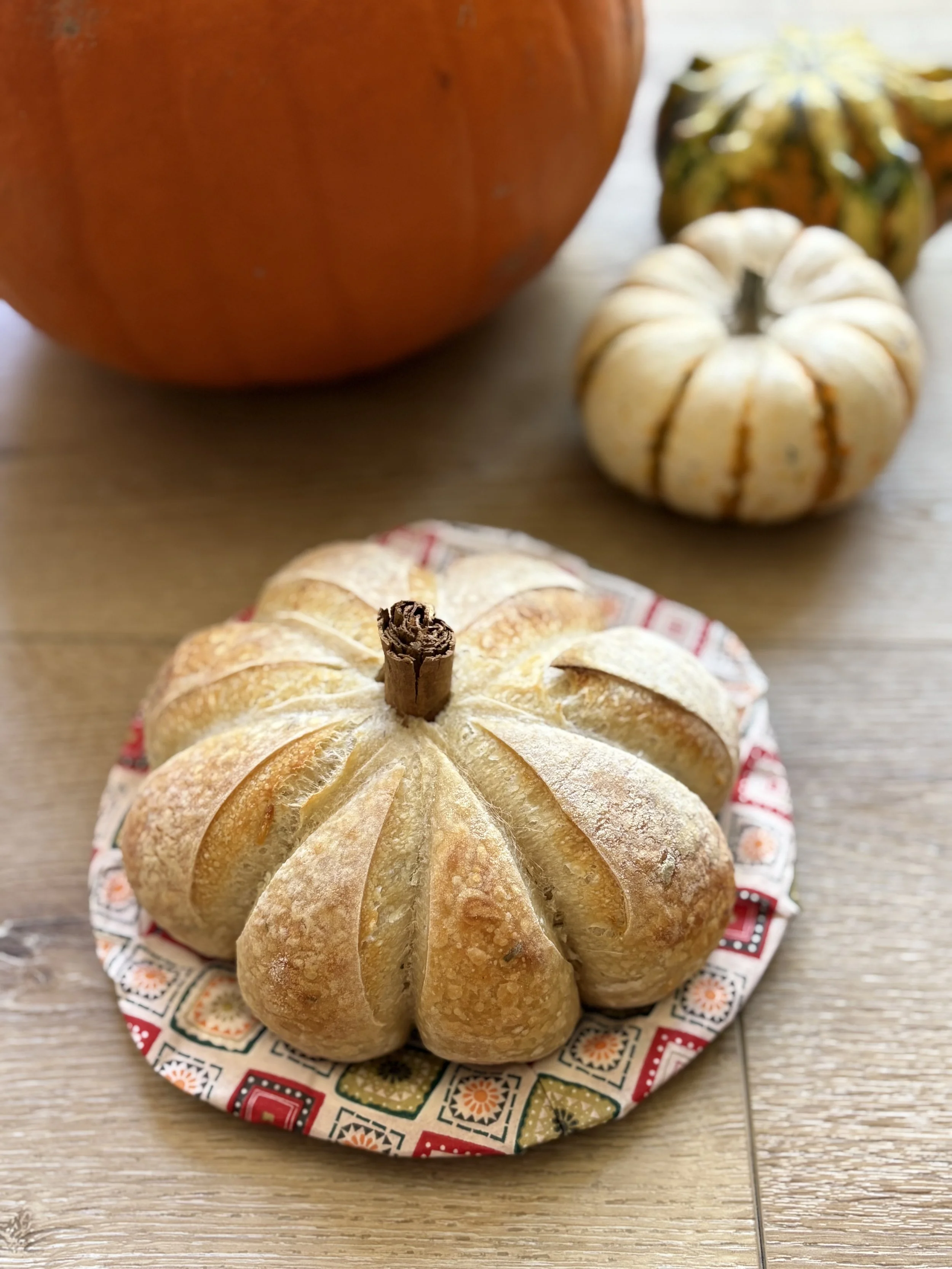 Pumpkin-shaped Classic Sourdough Loaf