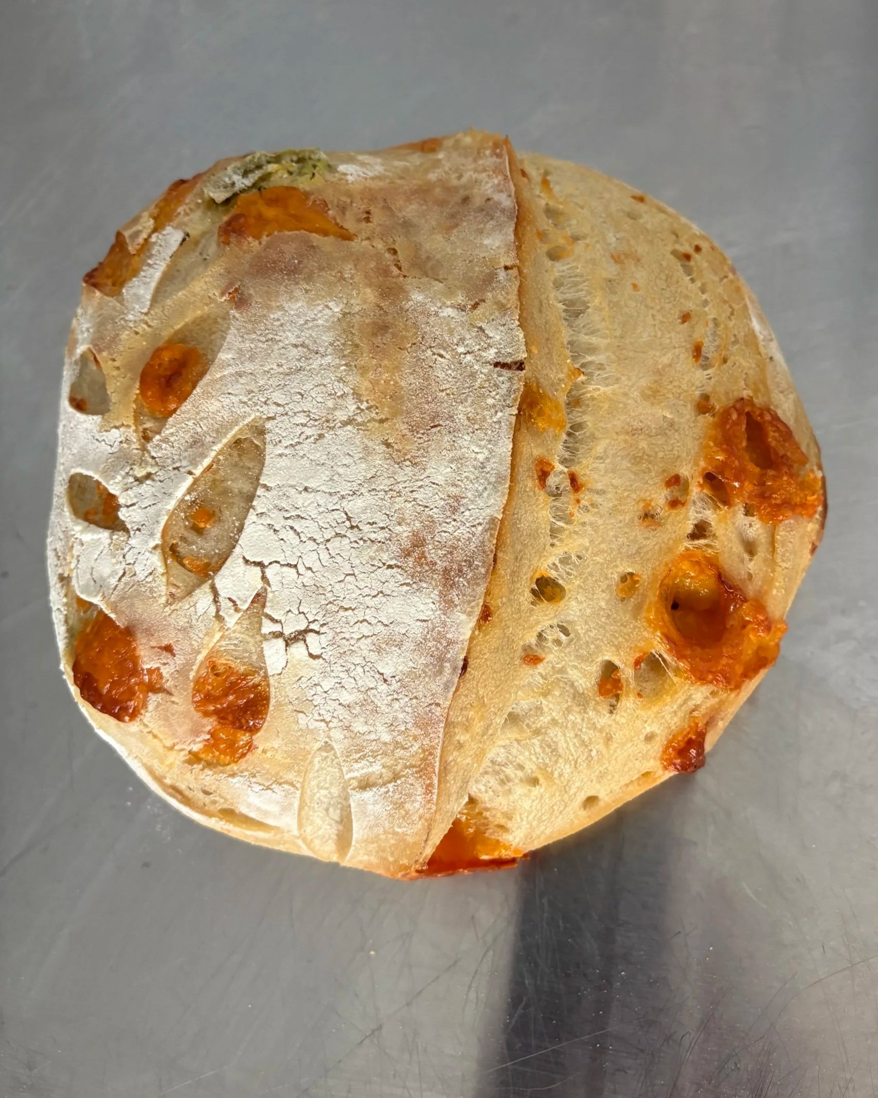 Sourdough Loaf with Cheddar &  Jalapeño