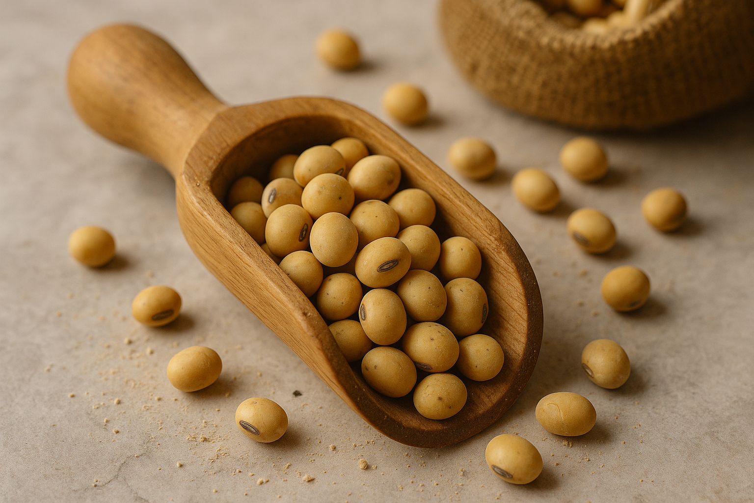 soya beans — high-protein, oil-rich crop for food and animal feed.
