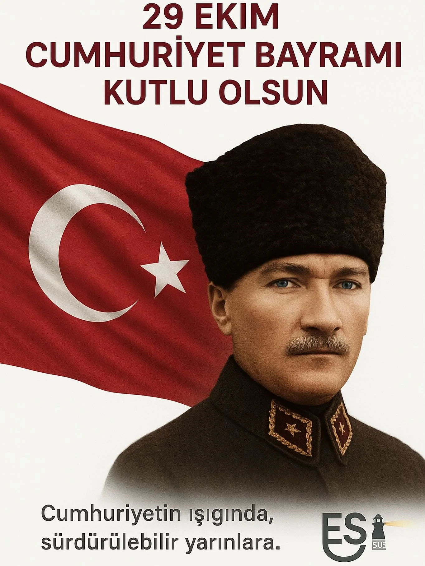 102 yıl &ouml;nce temelleri atılan Cumhuriyet, bug&uuml;n s&uuml;rd&uuml;r&uuml;lebilir bir geleceğin en g&uuml;&ccedil;l&uuml; ilham kaynağı.
ESsus olarak, Cumhuriyetimizin değerlerini gelecek nesillere aktarmak i&ccedil;in &ccedil;alışıyoruz.
🇹🇷?