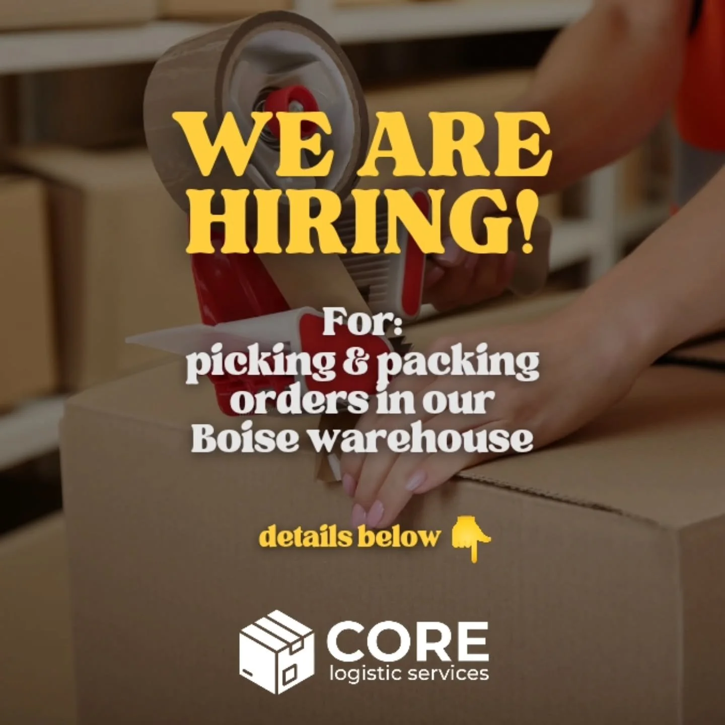Send us an email if interested to info@corelogisticservices.com.

An excellent eye for careful detail is ESSENTIAL and an interest in supplements is a bonus!