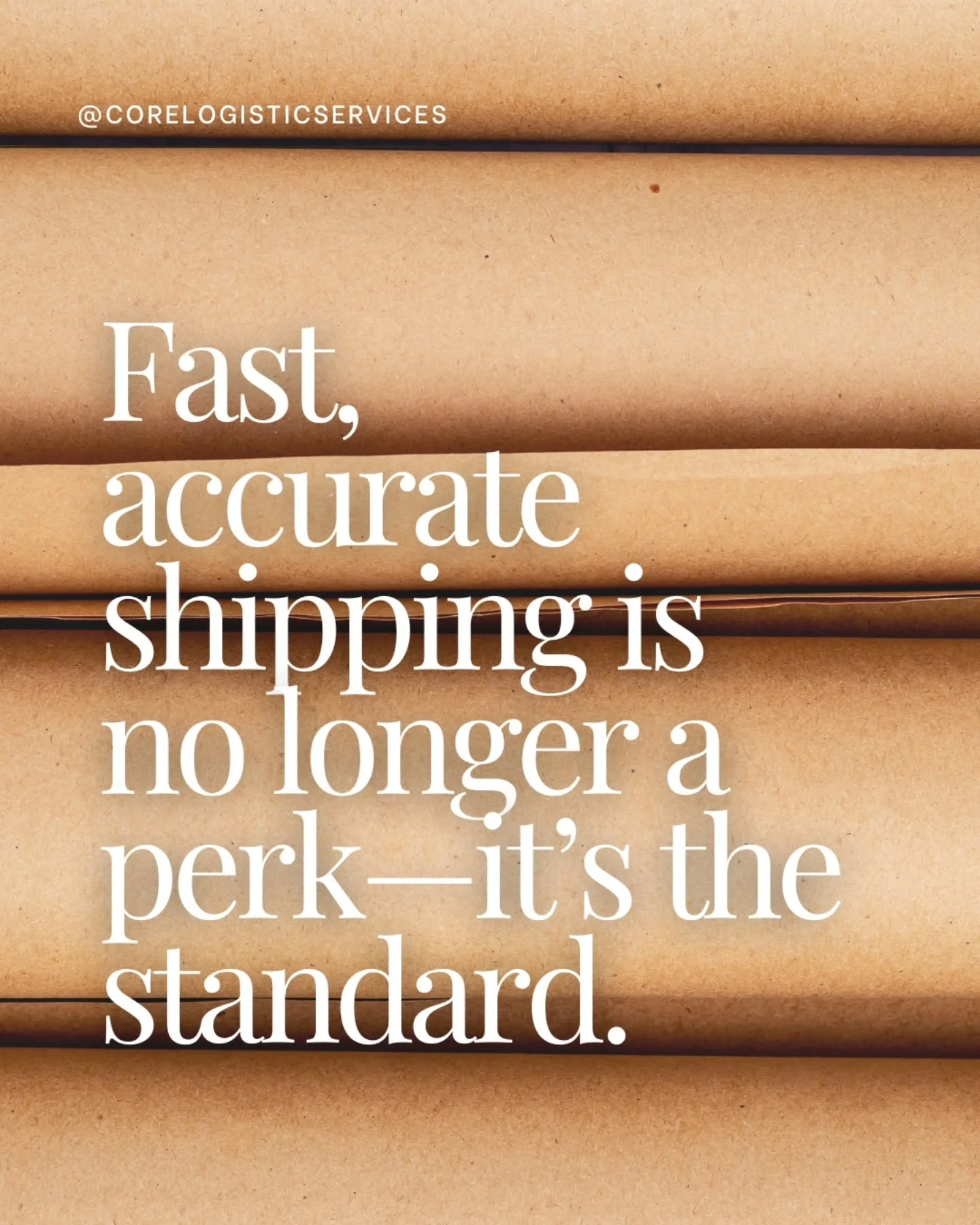 Let's face it. Customers demand fast shipping, its what they're used to.

This is why we ship same-day, keep every order accurate, and handle the logistics. 

So your customers' experience meets their expectations.