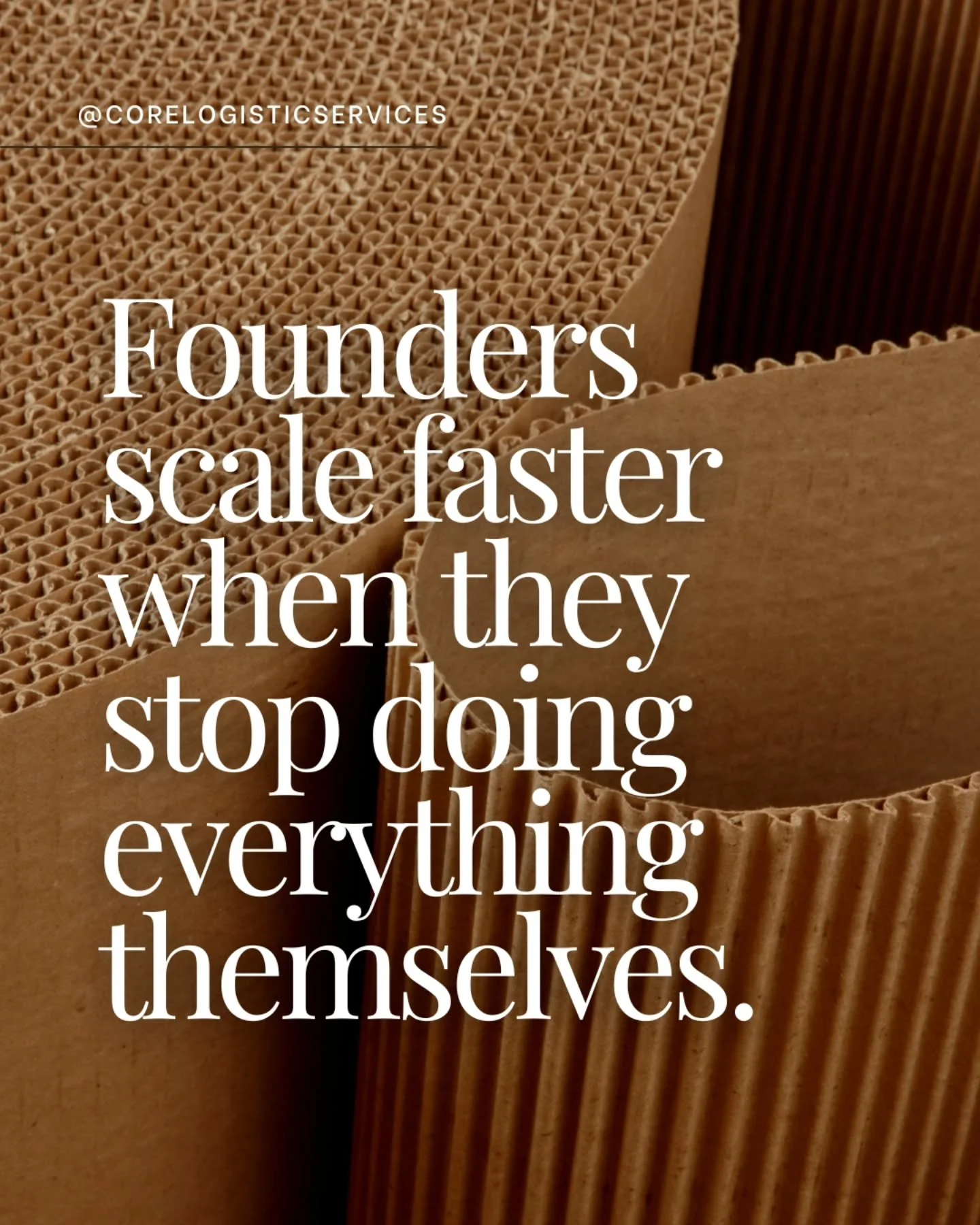 When you first started your brand, you did everything. Every phone call, every customer reaching out with a question, every package boxed up.

You learned everything about your business and you were the GOAT.

At some point, you became aware that you