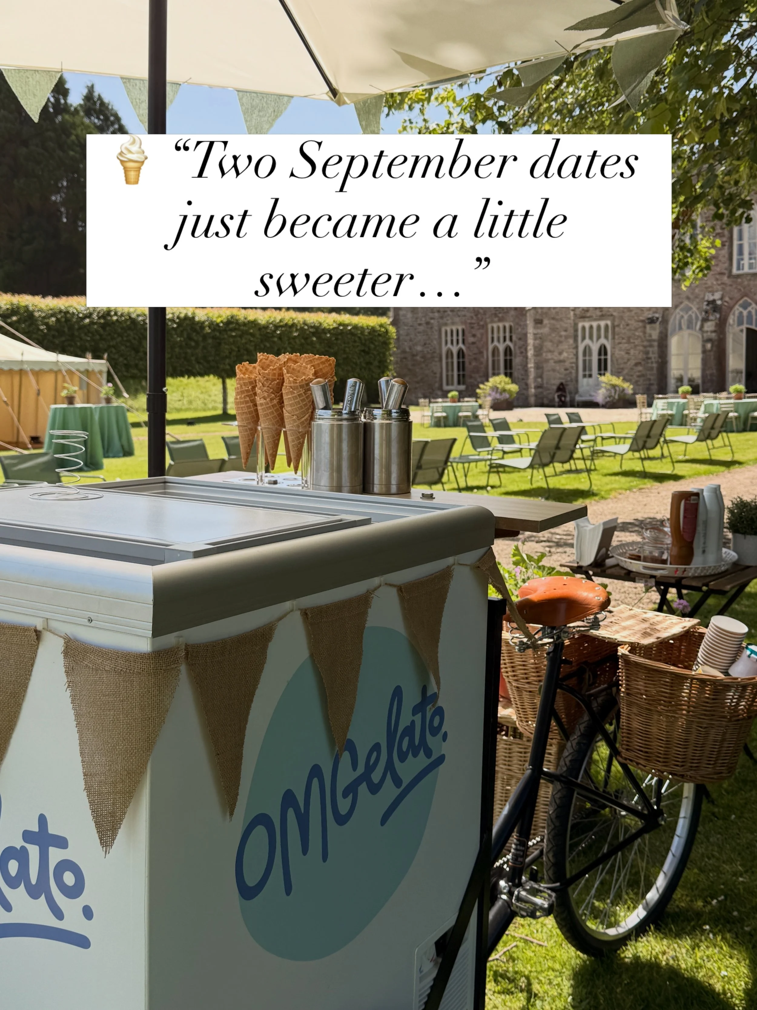 Drop us a DM or contact us via our booking form to secure your date 📅 - link in bio! We&rsquo;d love to be part of your special day! 🍦

Concept- @Jades_photgraphy02 and @Lilyashtonevents 

Venue- @Bowgrange 

Co-ordination and Decor- @Lilyashtoneve