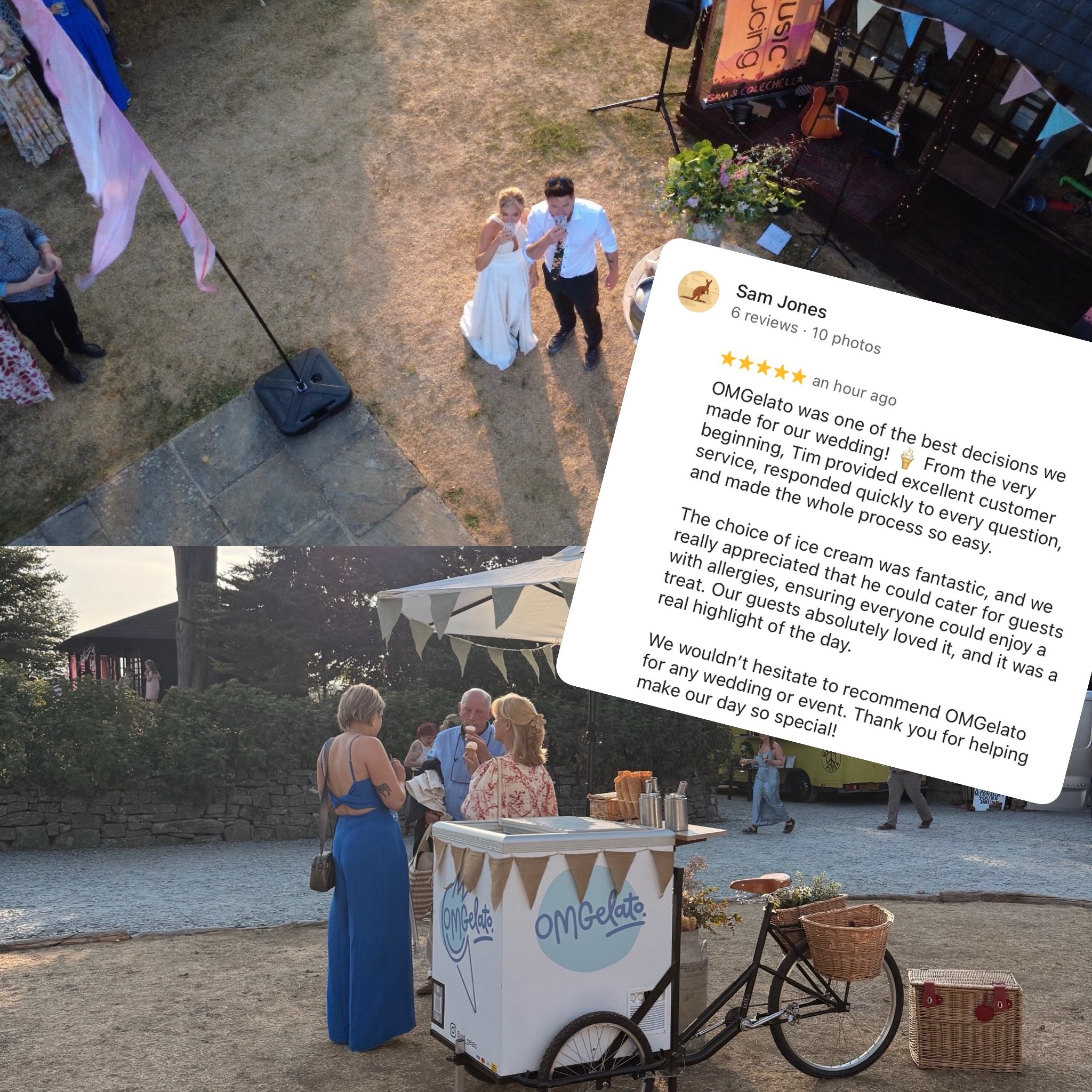 We never take reviews like this for granted. 💙

Knowing that we played a small part in making someone&rsquo;s wedding day even more special is why I love doing this job.

If you&rsquo;re planning your wedding and you&rsquo;re looking for something a