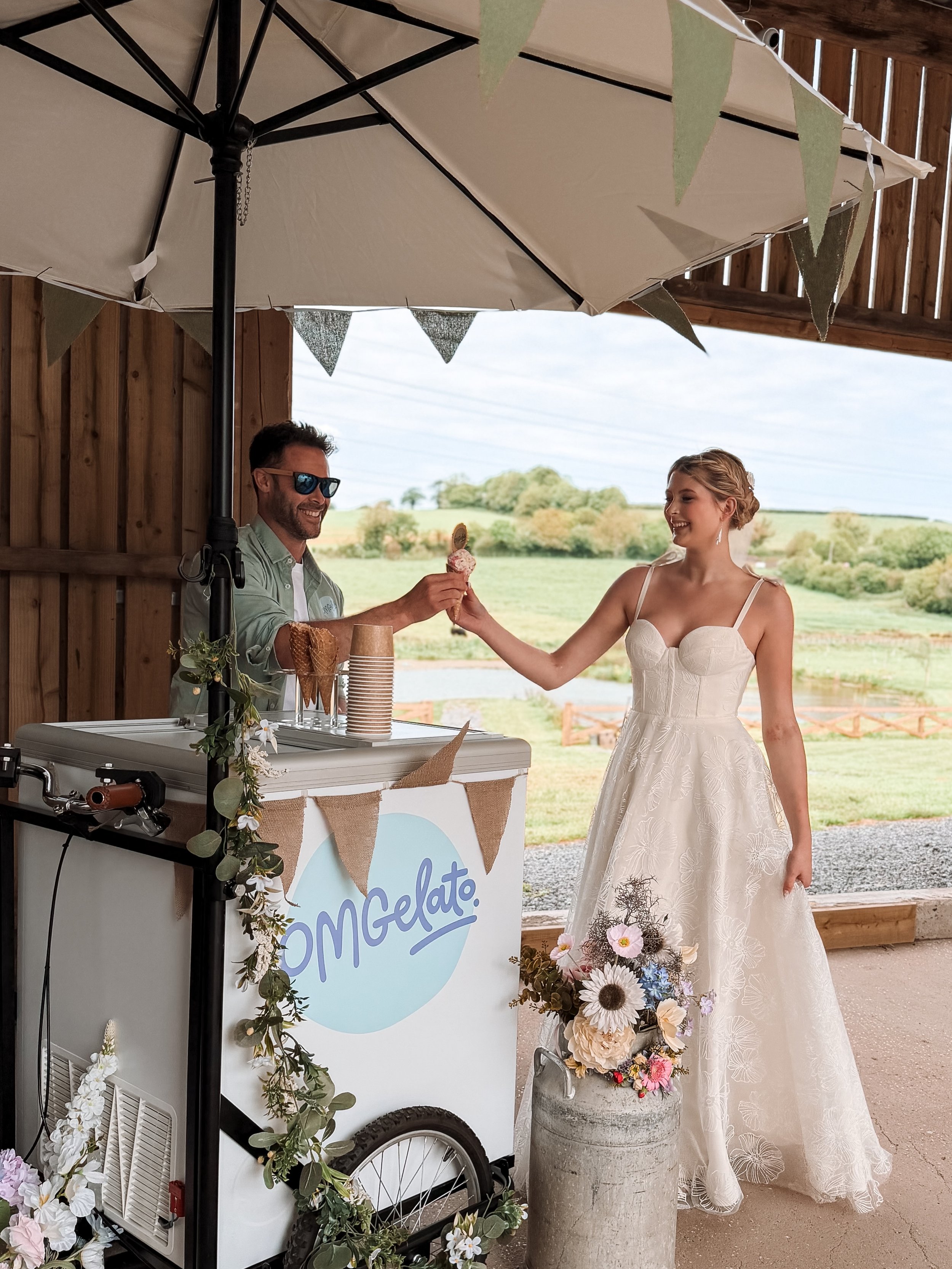 Safe to say the recent sunshine has had people thinking about ice cream 🍦☀️ 

We&rsquo;ve been busy behind the scenes serving weddings, parties and events across Devon.

If you&rsquo;ve got something coming up this summer (or planning ahead for next