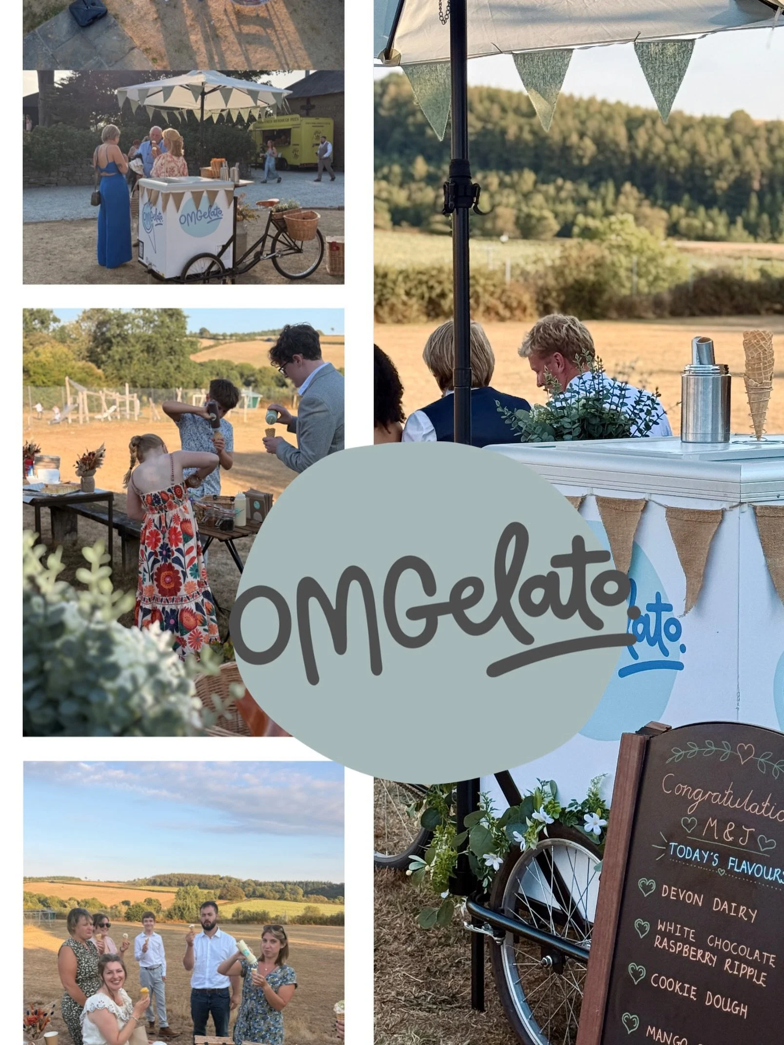 A wedding dessert without the formality 🍦🤍

Not everything at a wedding needs to be formal.

That&rsquo;s what we love about OMGelato.

A wedding dessert that feels less like a course&hellip; and more like an experience. 🚲🍨

Planning a wedding in