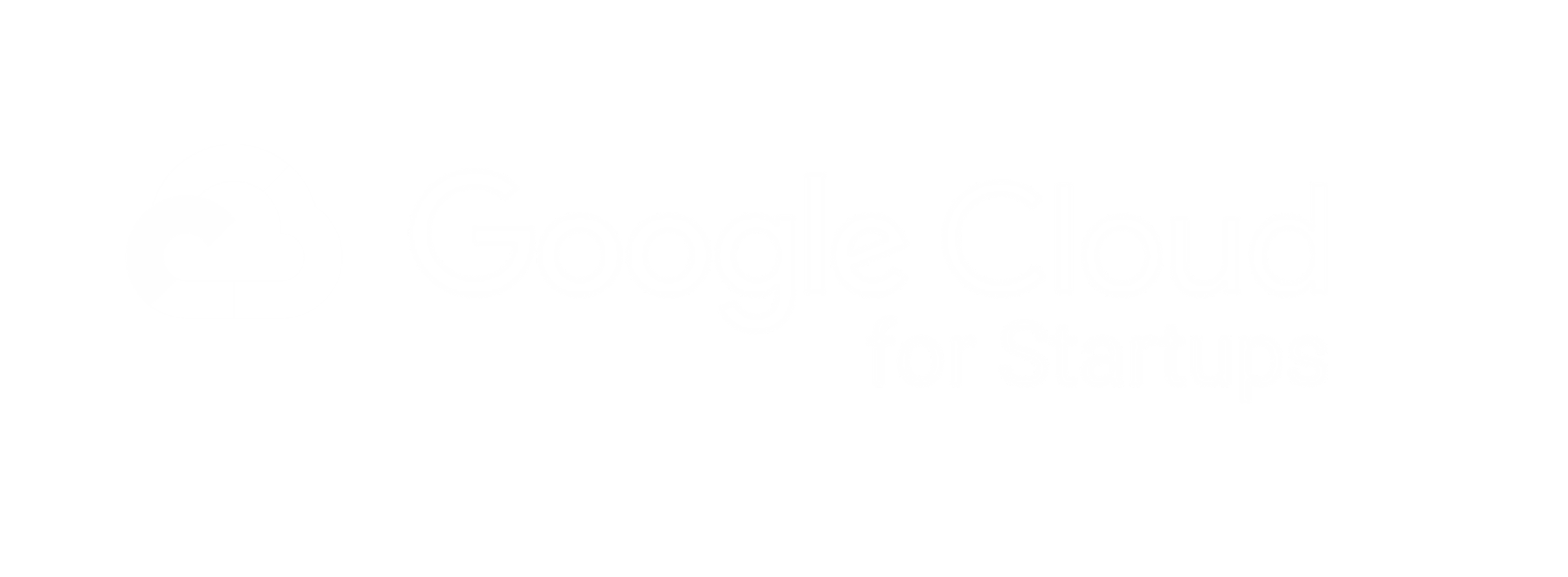 The Google logo in black and white.