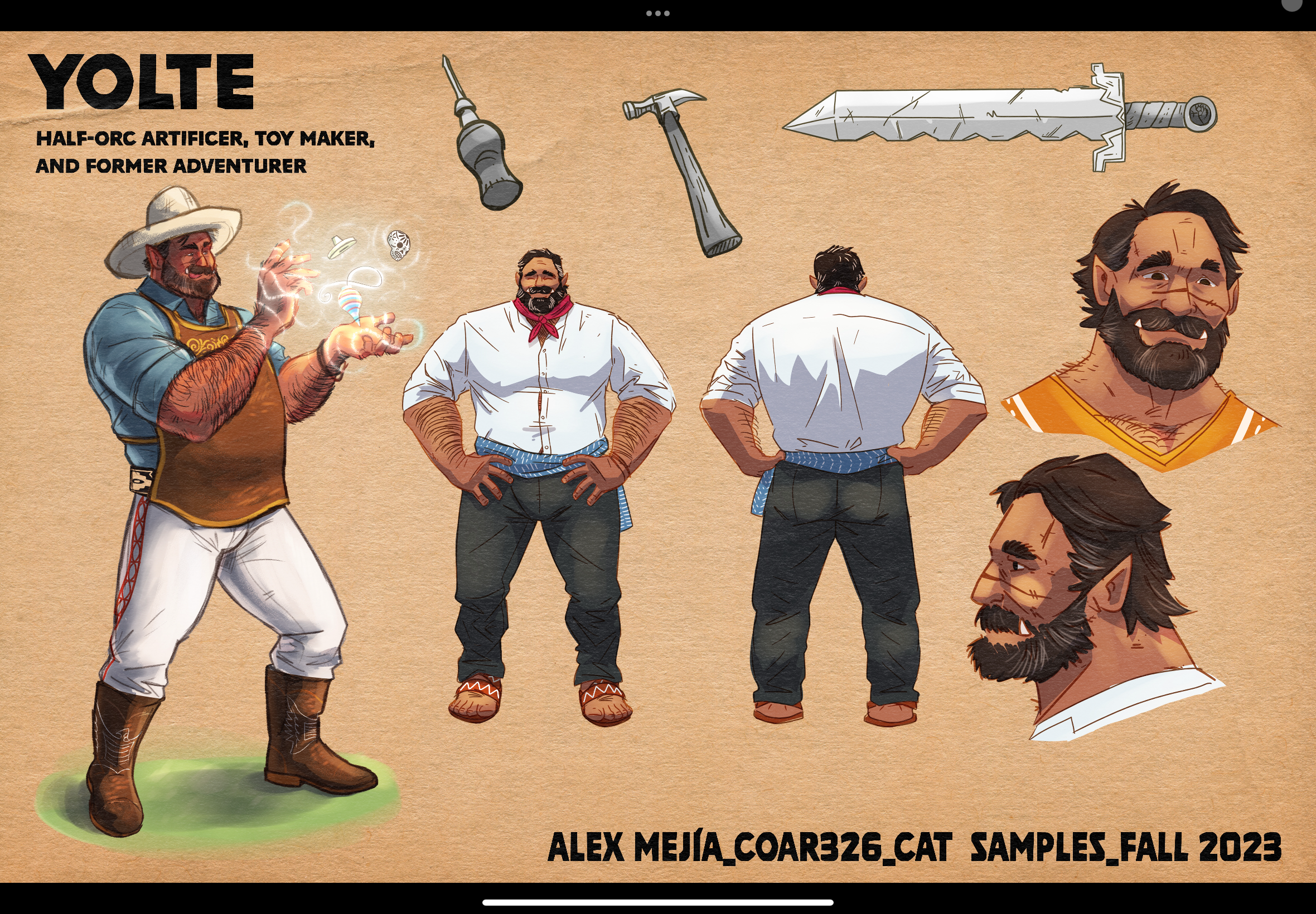 DnD Original Character Sheet