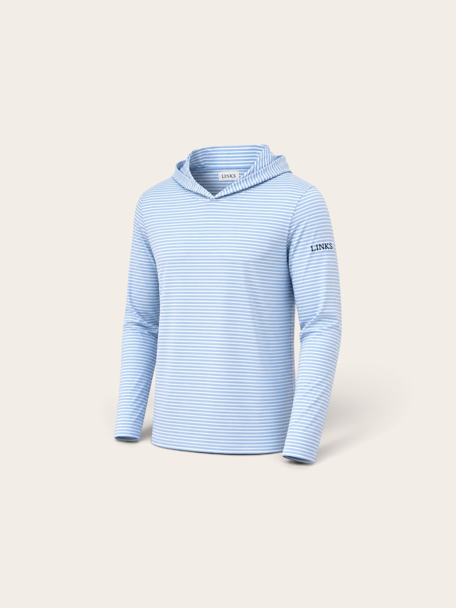 Blue Stripe Hybrid Hoodie