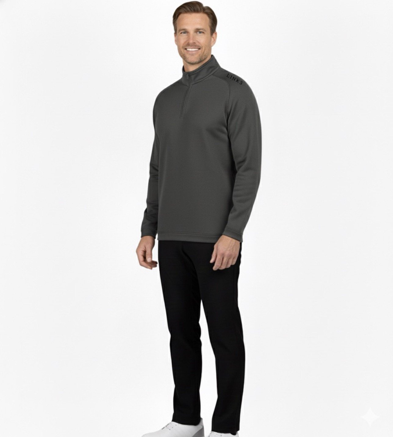 Slate Grey Performance 1/4 Zip