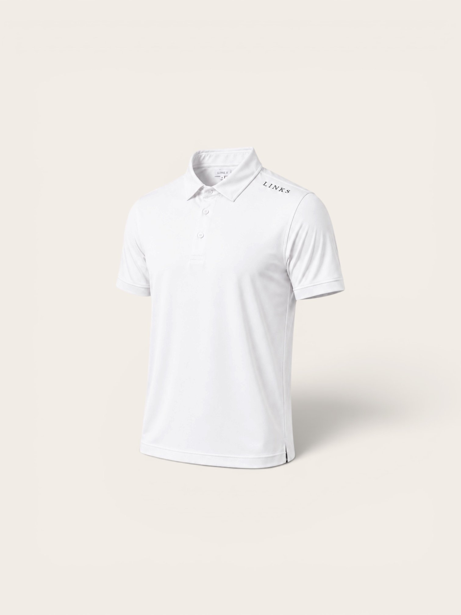 White Performance Polo