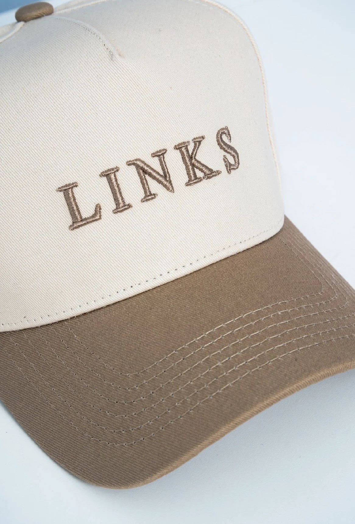 Tan/Cream Bespoke Cap