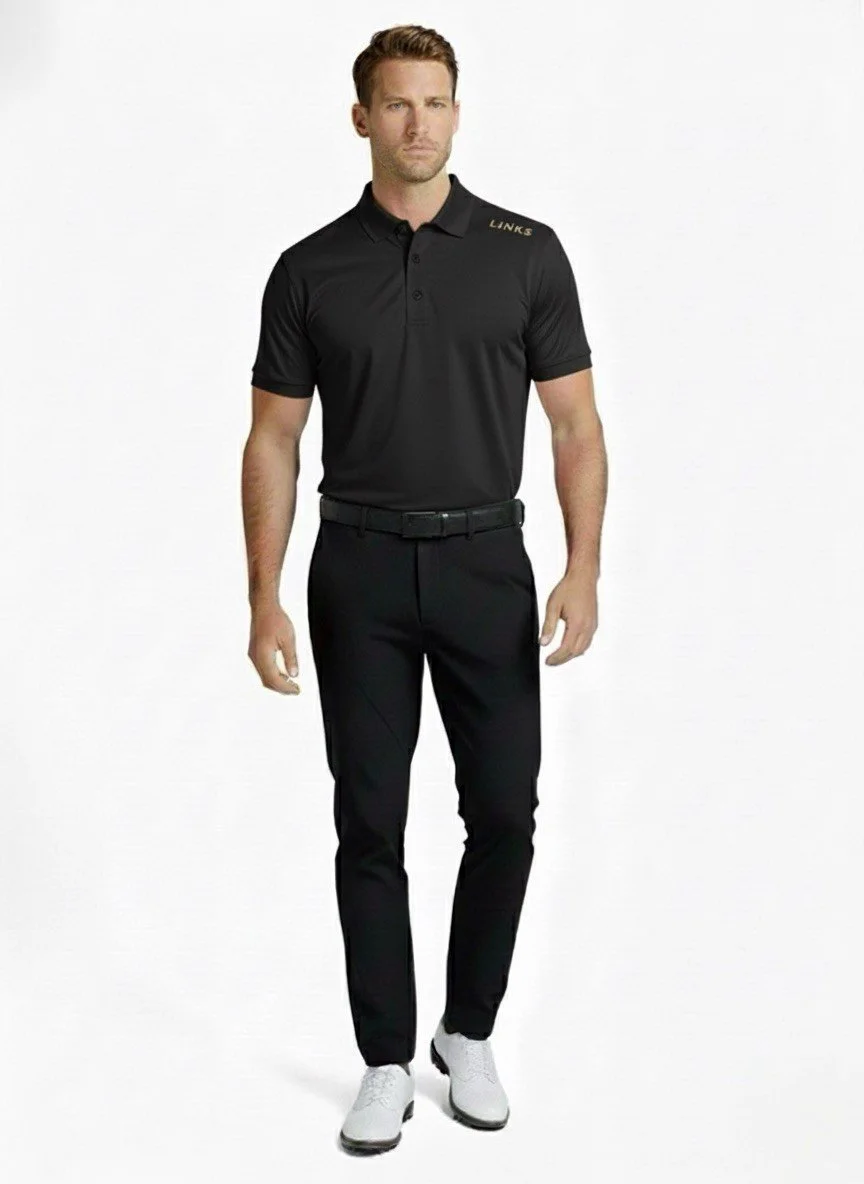 Black Performance Polo