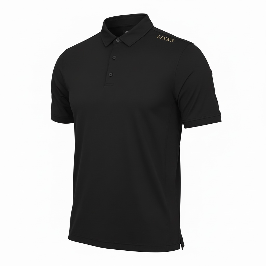 Black Performance Polo