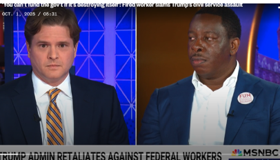 ‘You can’t fund the gov’t if it’s destroying itself’:&nbsp;Fired worker slams Trump’s civil service assault