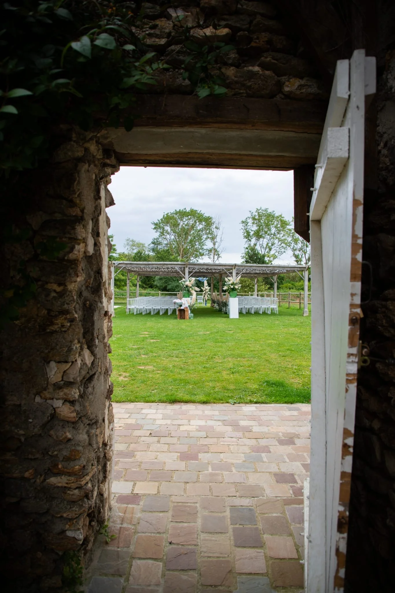 Espace de cérémonie laïque au sein du domaine Les Hauts de Pardaillan.