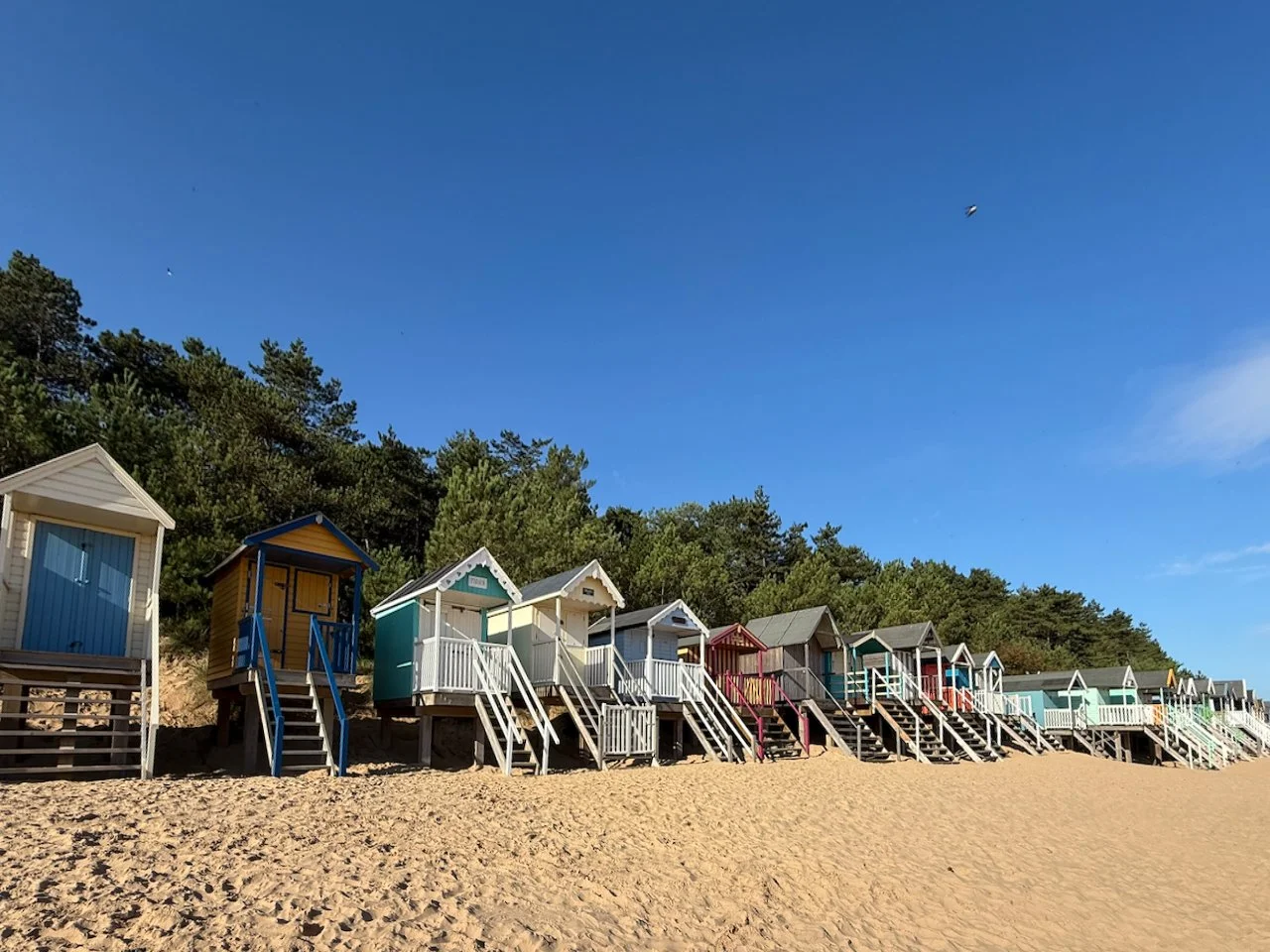 Wells-Next-The-Sea beach huts are a famous North Norfolk Coast landmark