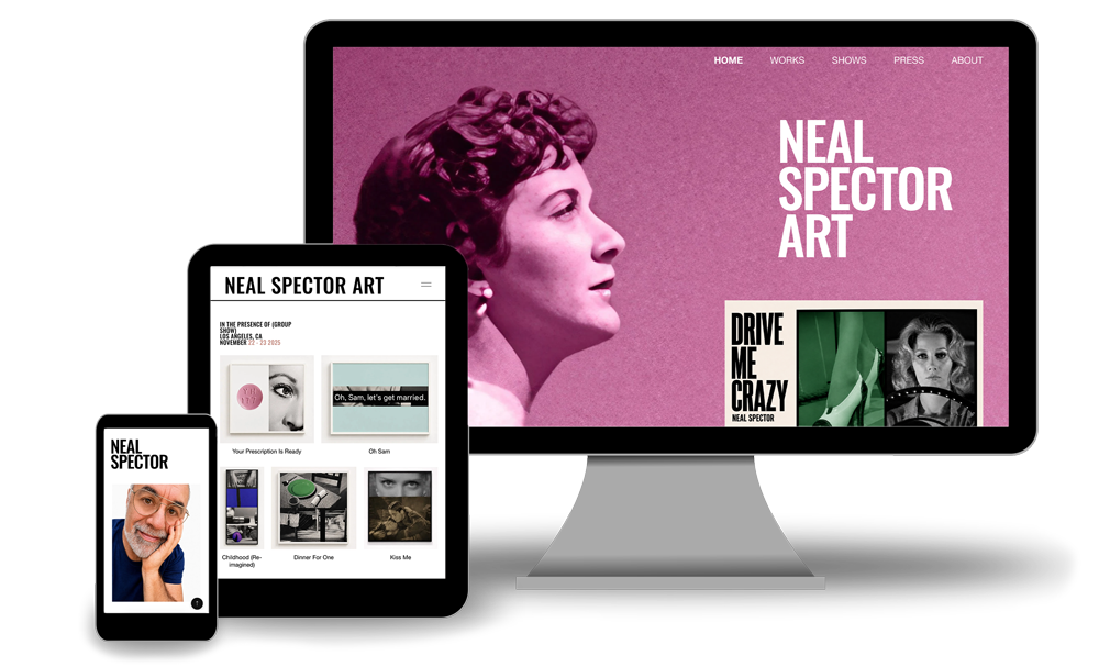 Neal Spector Art website preview