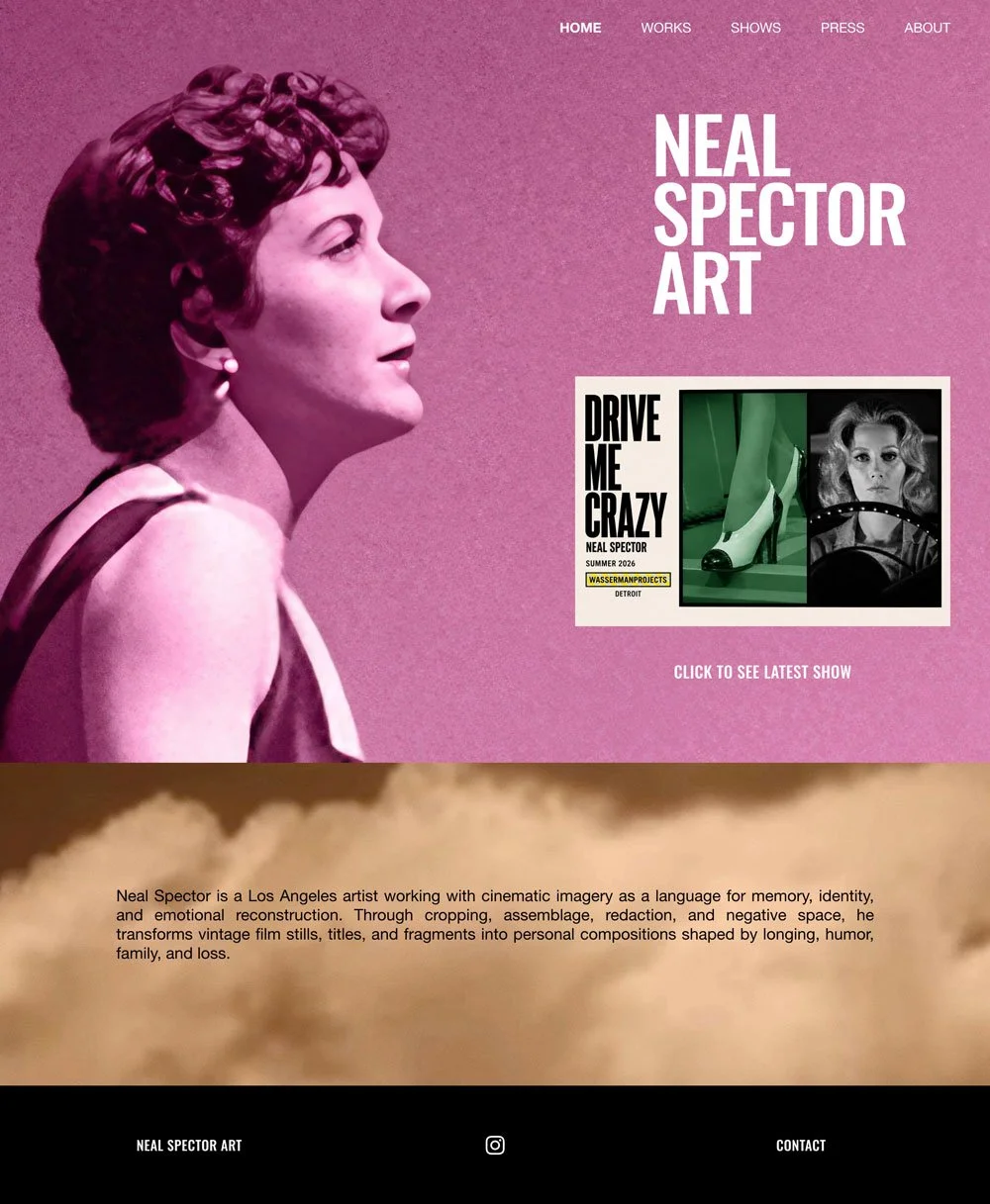 Neal Spector Art website home page