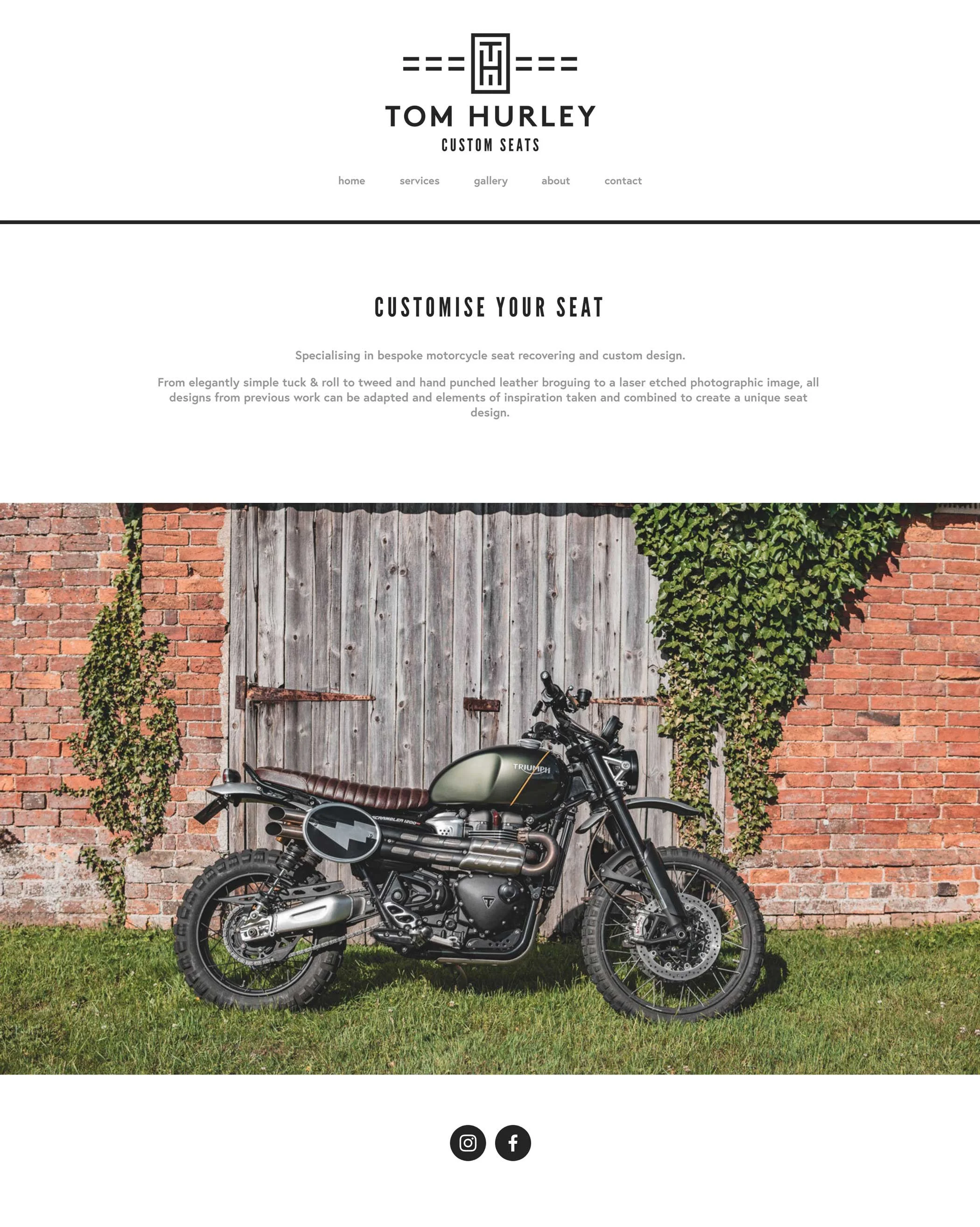 Artisan website home page