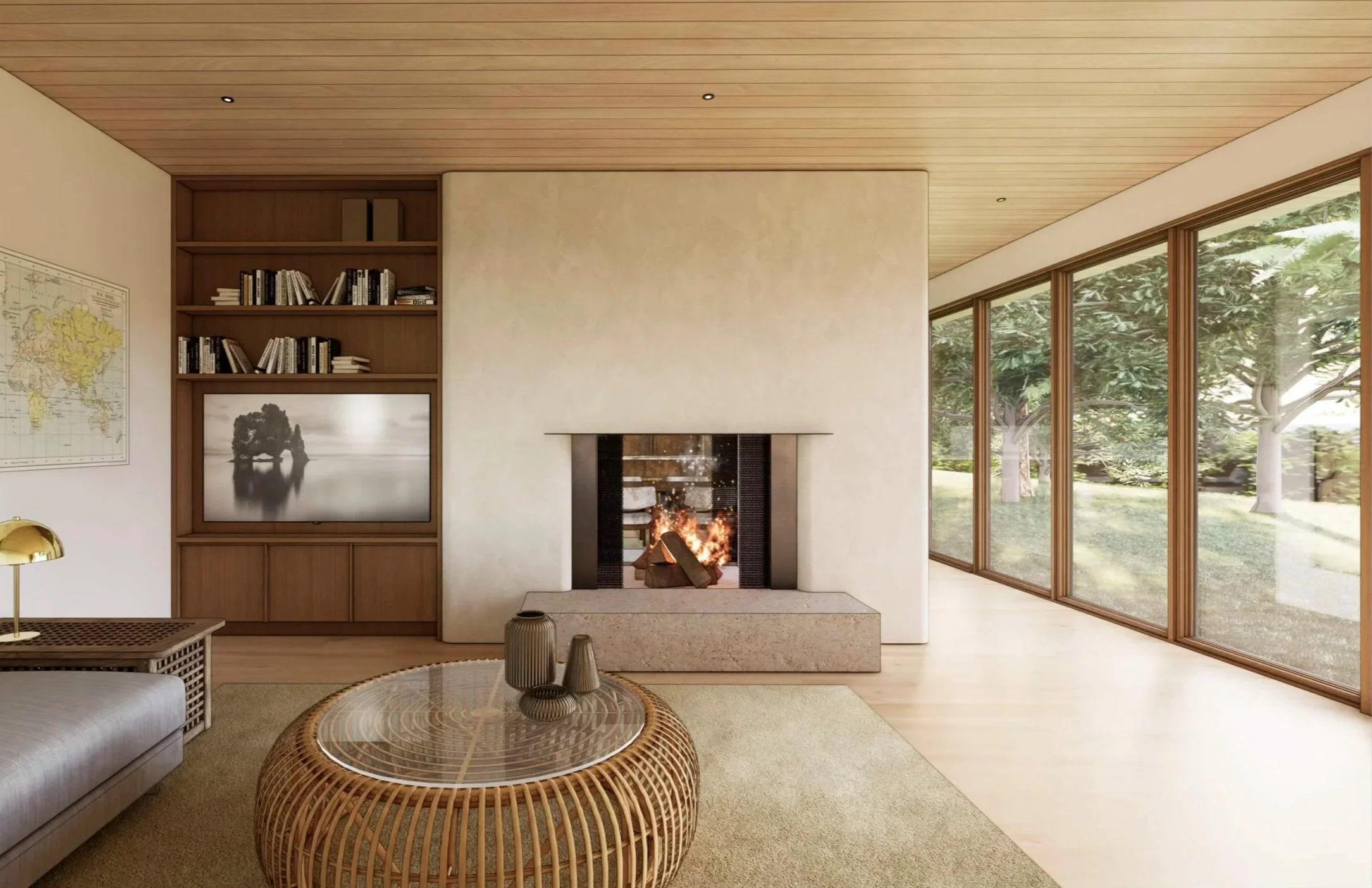Rendering: Interior, Living Room