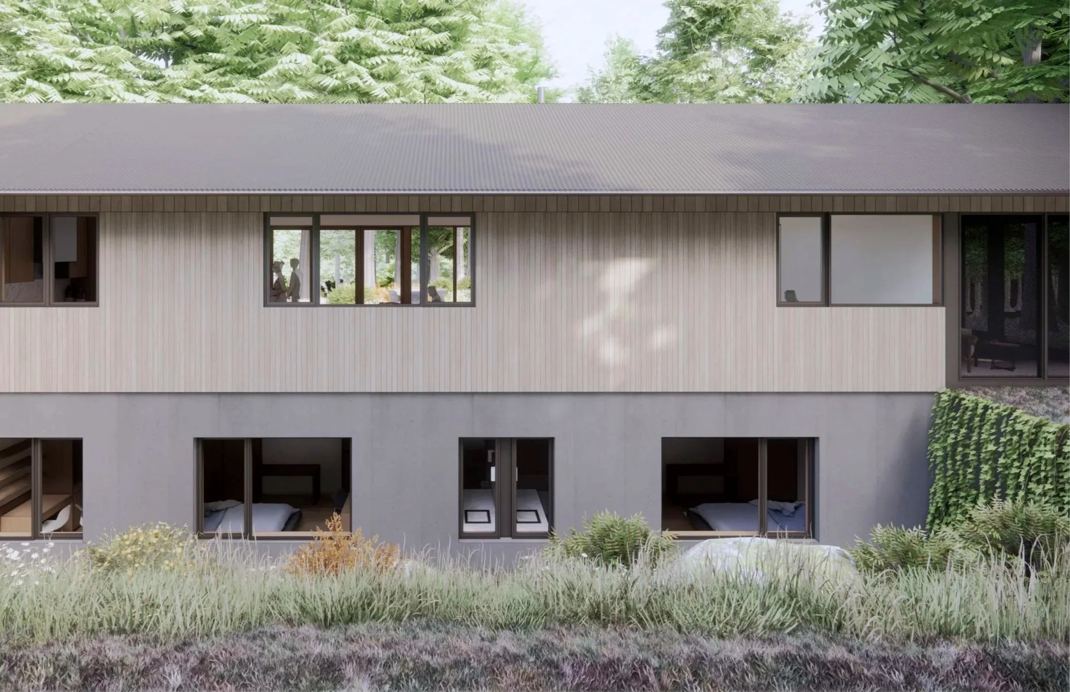 Rendering: Rear Exterior