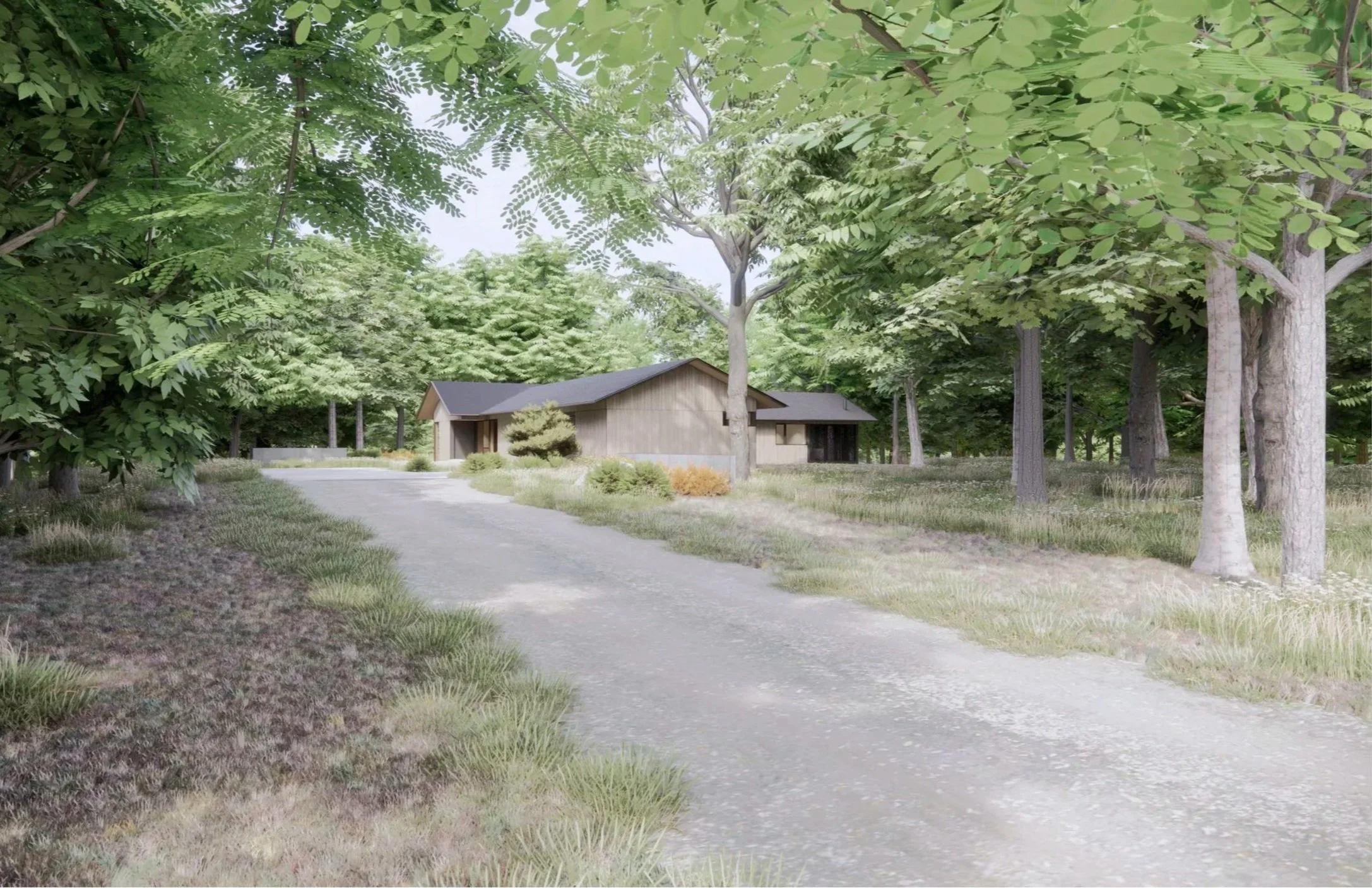 Rendering: Exterior, landscape