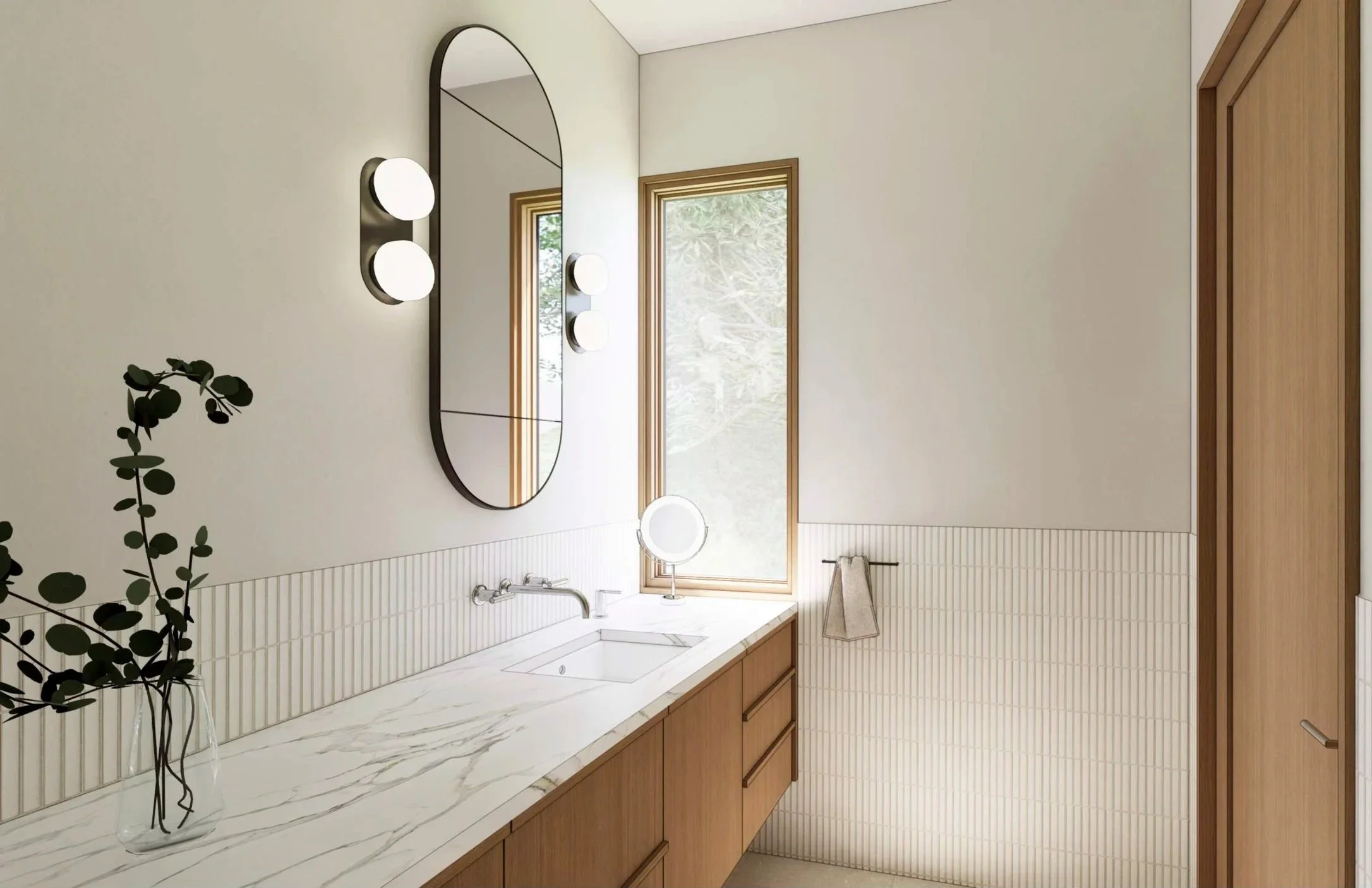 Rendering: Interior, Guest Bath