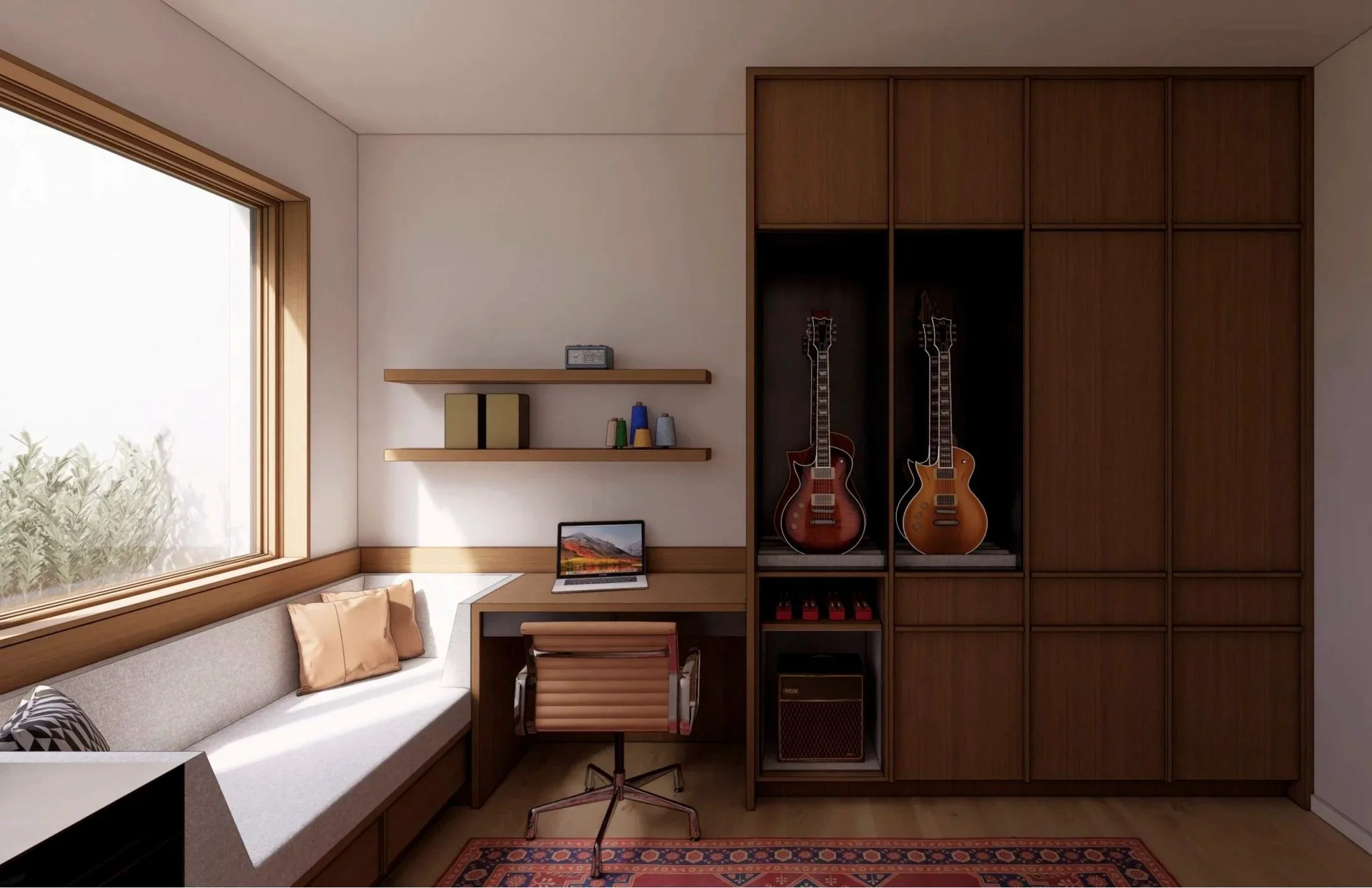 Rendering: Interior, office