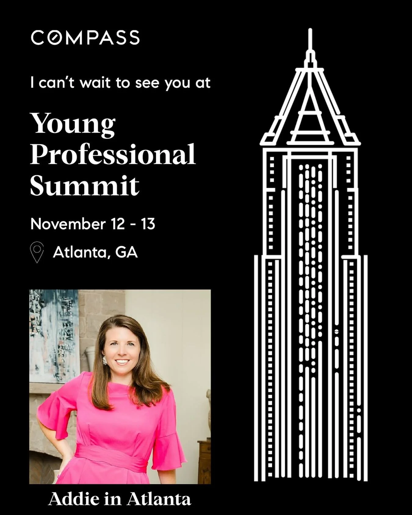 Hey Compass!

I&rsquo;m excited to see everyone at the YP Summit this week in Atlanta! There is a lot to see and learn on Wednesday at The Leon, and we have the great privilege of hearing from @susienjpa and a few other great speakers on Thursday. An