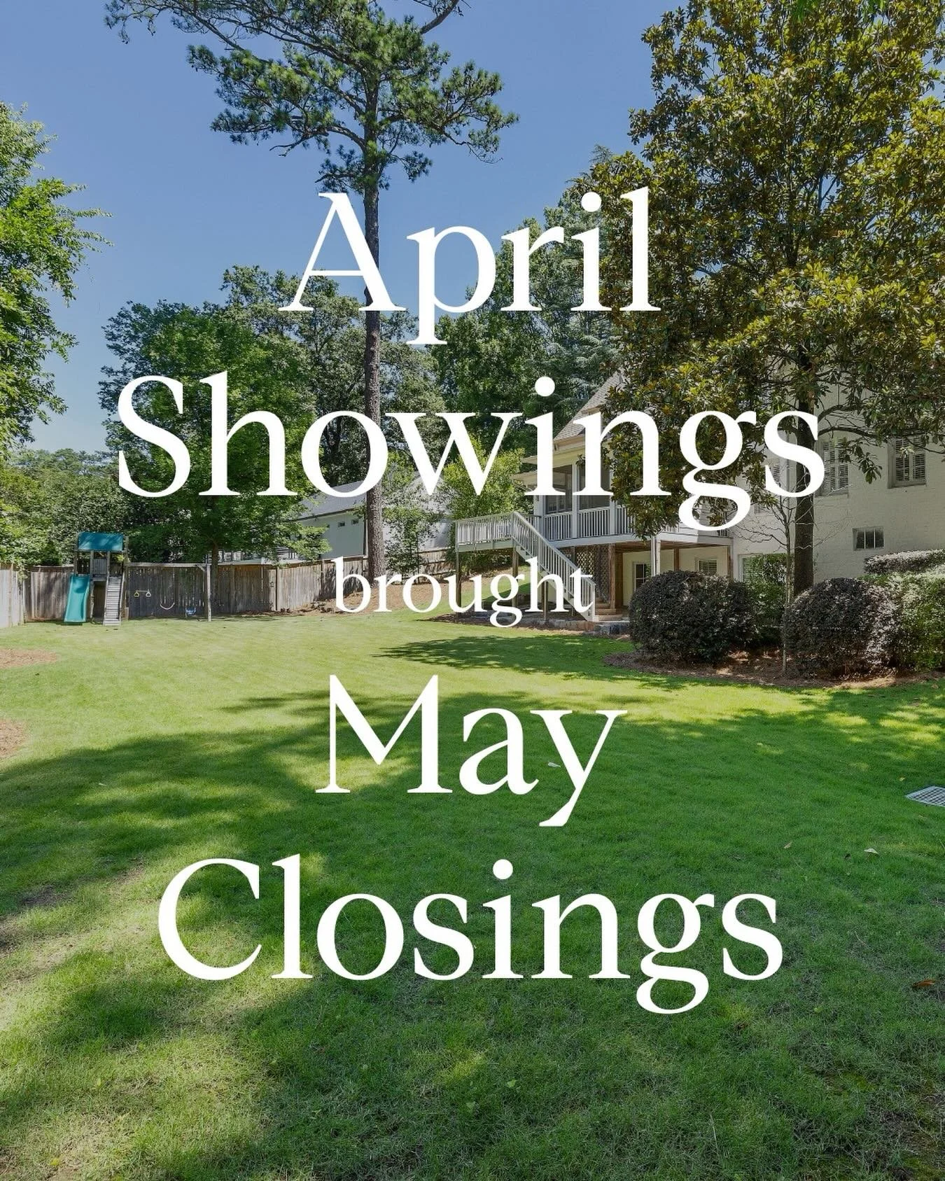 &ldquo;April Showings Brought May Closings&rdquo; ☔🏡 🌸

The Metro Atlanta market gave us plenty to work with this spring. Though spring market was probably mid January (when the rates dropped) through Memorial Day weekend, April 2026 alone saw 13,2