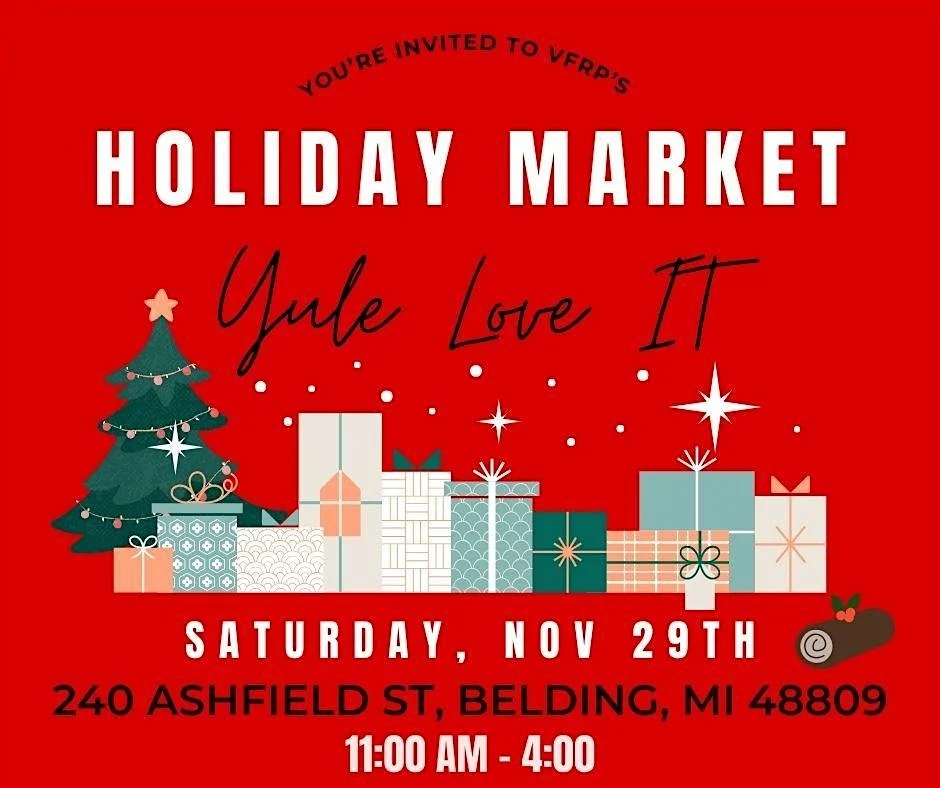 Get in the holiday spirit at ✨ Yule Love It: A Holiday Market ✨ this Saturday, November 29th at 11:00 AM! Don't miss out on the chance to shop for unique gifts, soak up the festive cheer, and support local makers who sleigh! Link in bio for more deta
