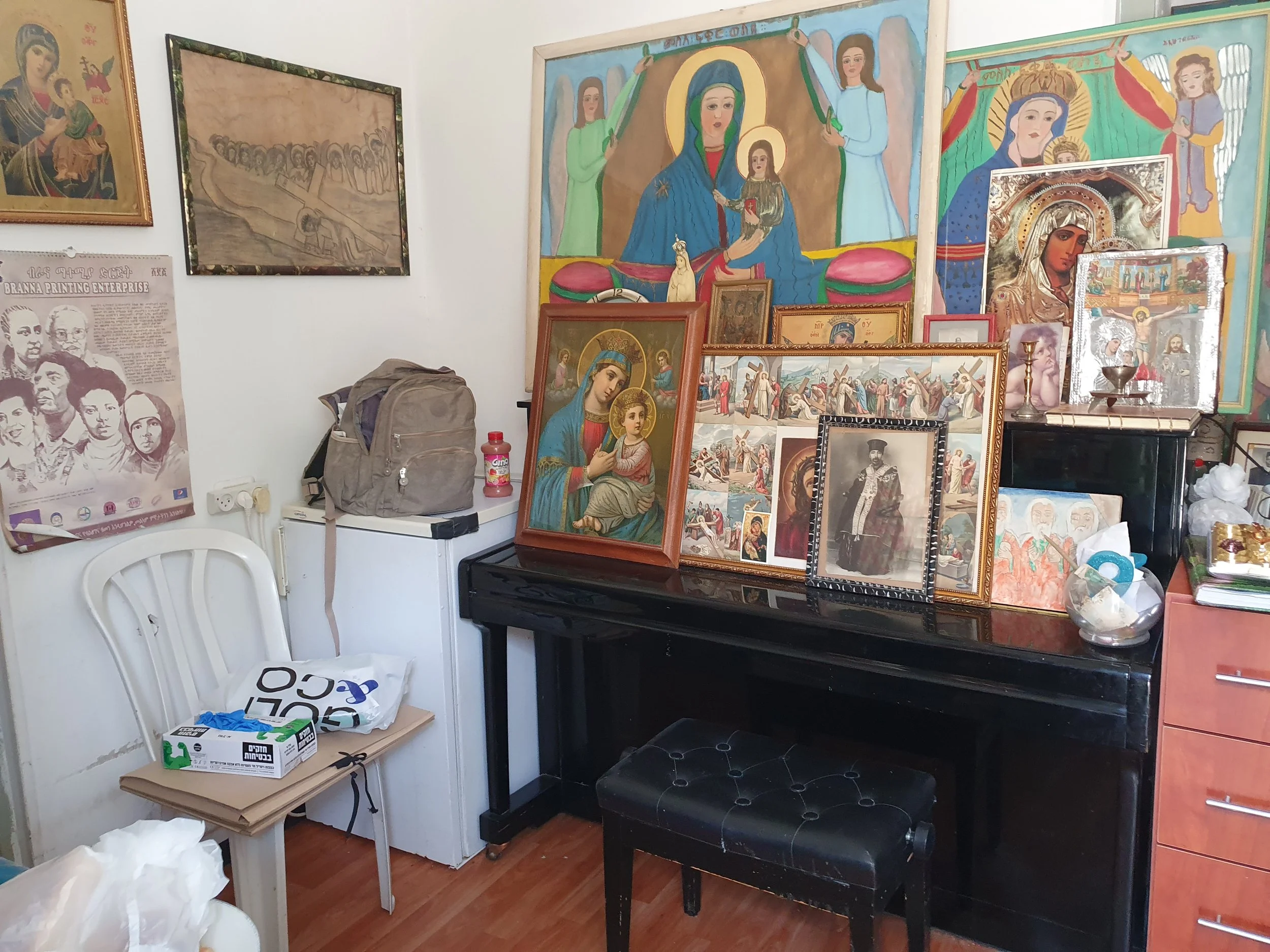 Emahoy's room in Jerusalem