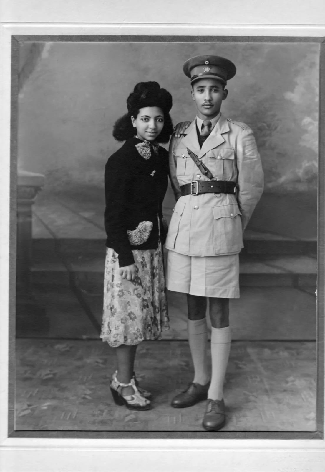 Desta Gebru and her husband, General Kebbede Gebre