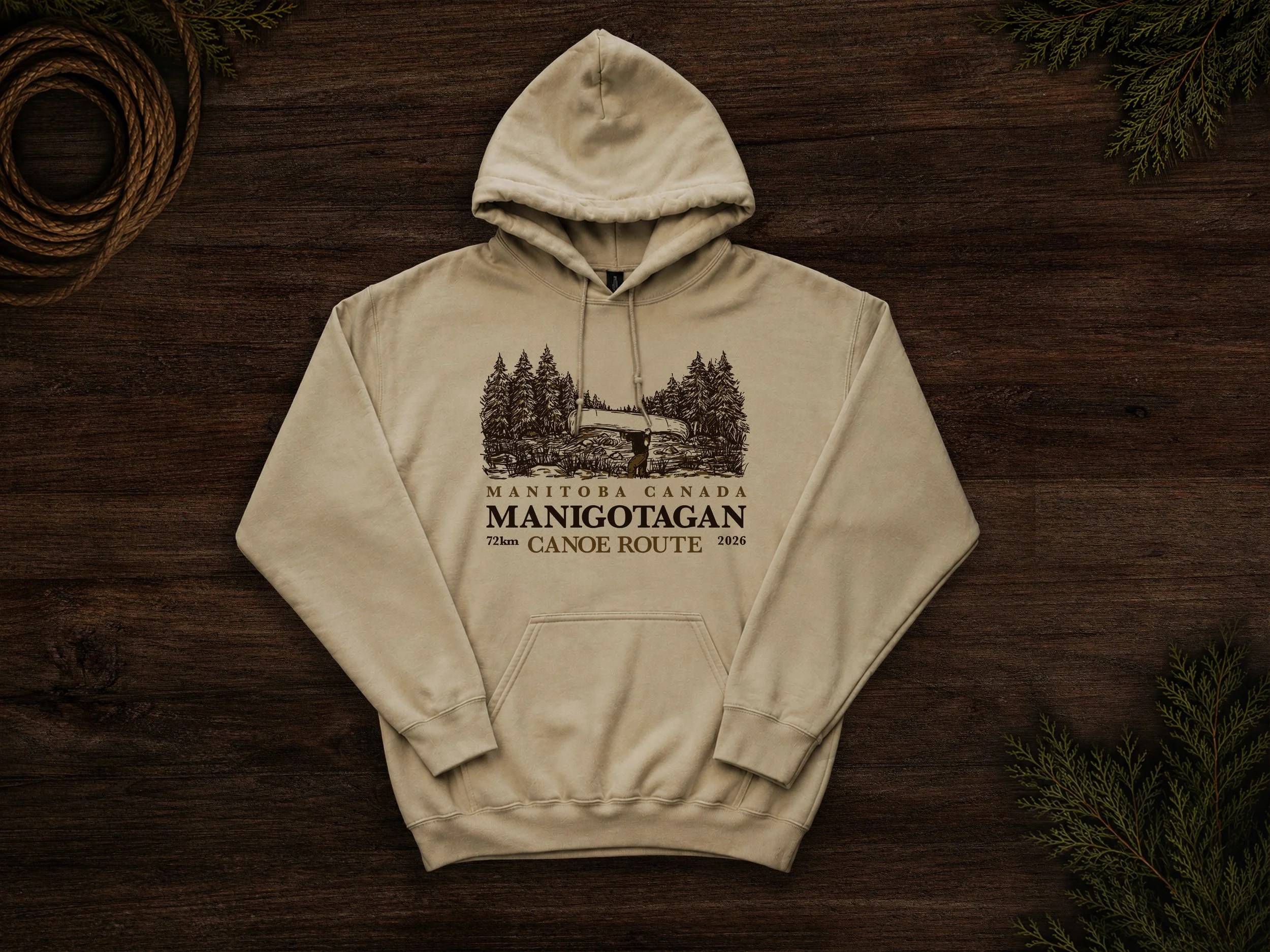 Manigotagan Canoe Trip Hoodie