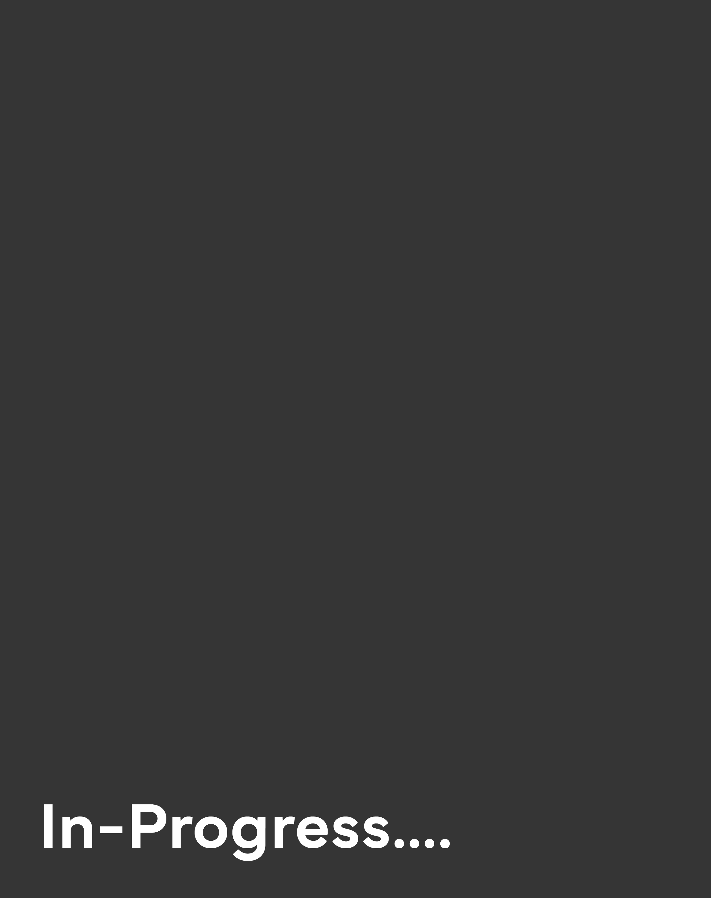 Black background with a progress bar at the bottom and the text 'In-Progress....' in white.