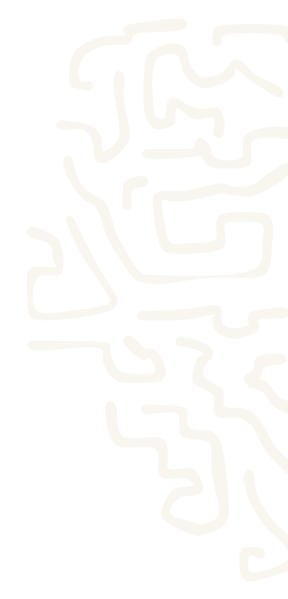 Abstract black and white maze-like lines.