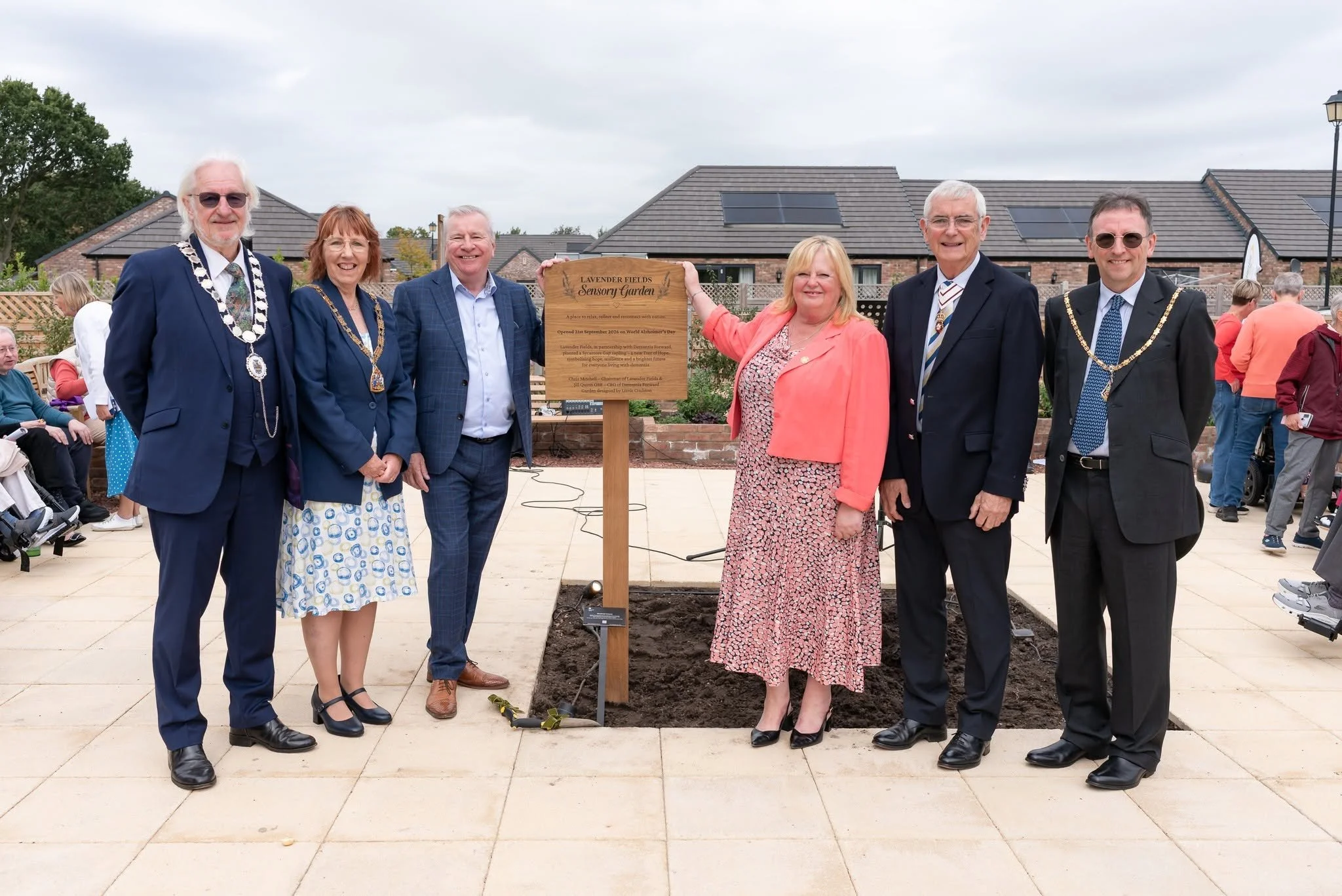 Lavender Fields Opens New Sensory Garden with a Sycamore Gap Tree of Hope