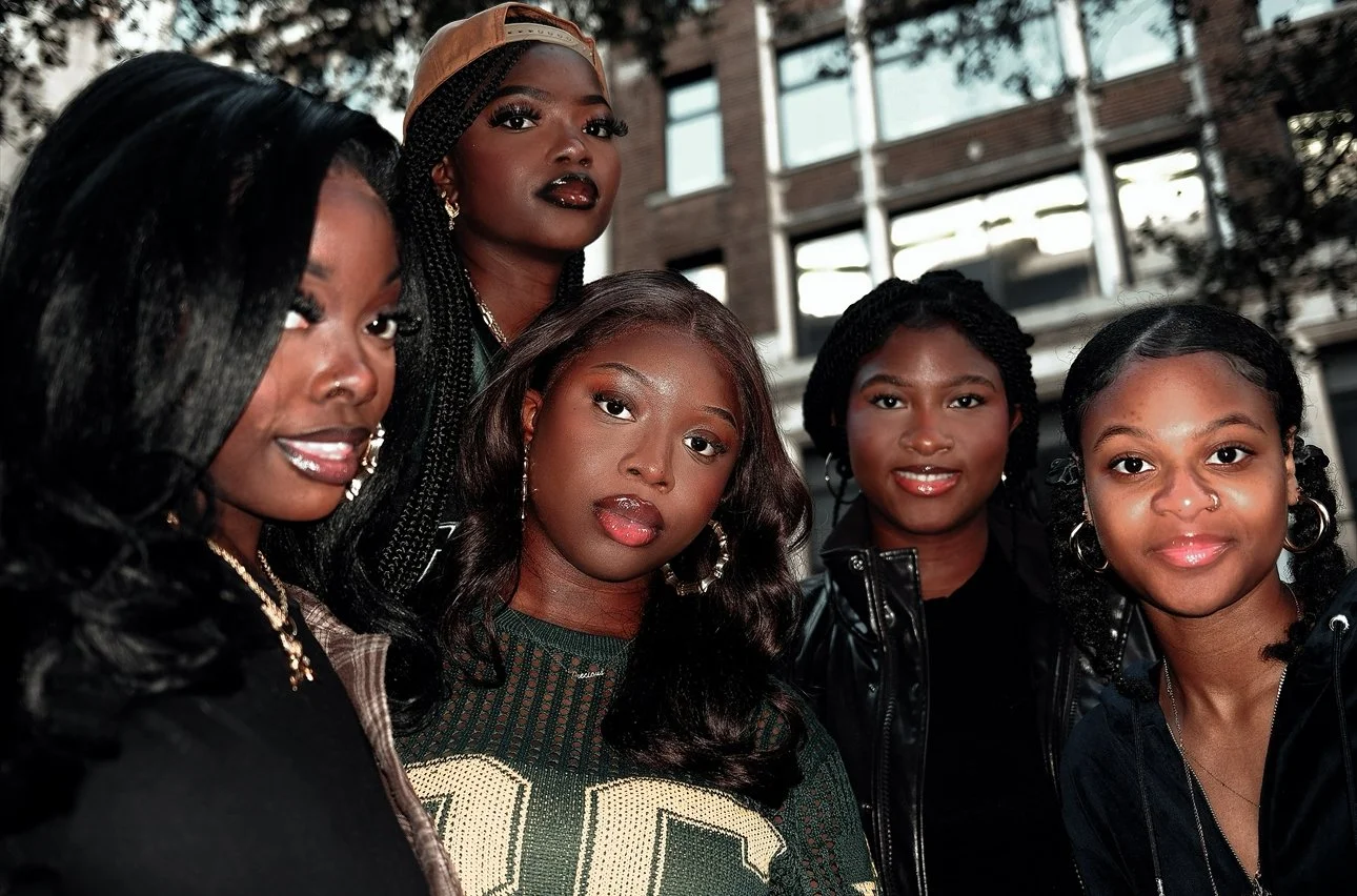 Baruch College (NYC) Black Student Union (BSU) 90's-themed portraits for all members