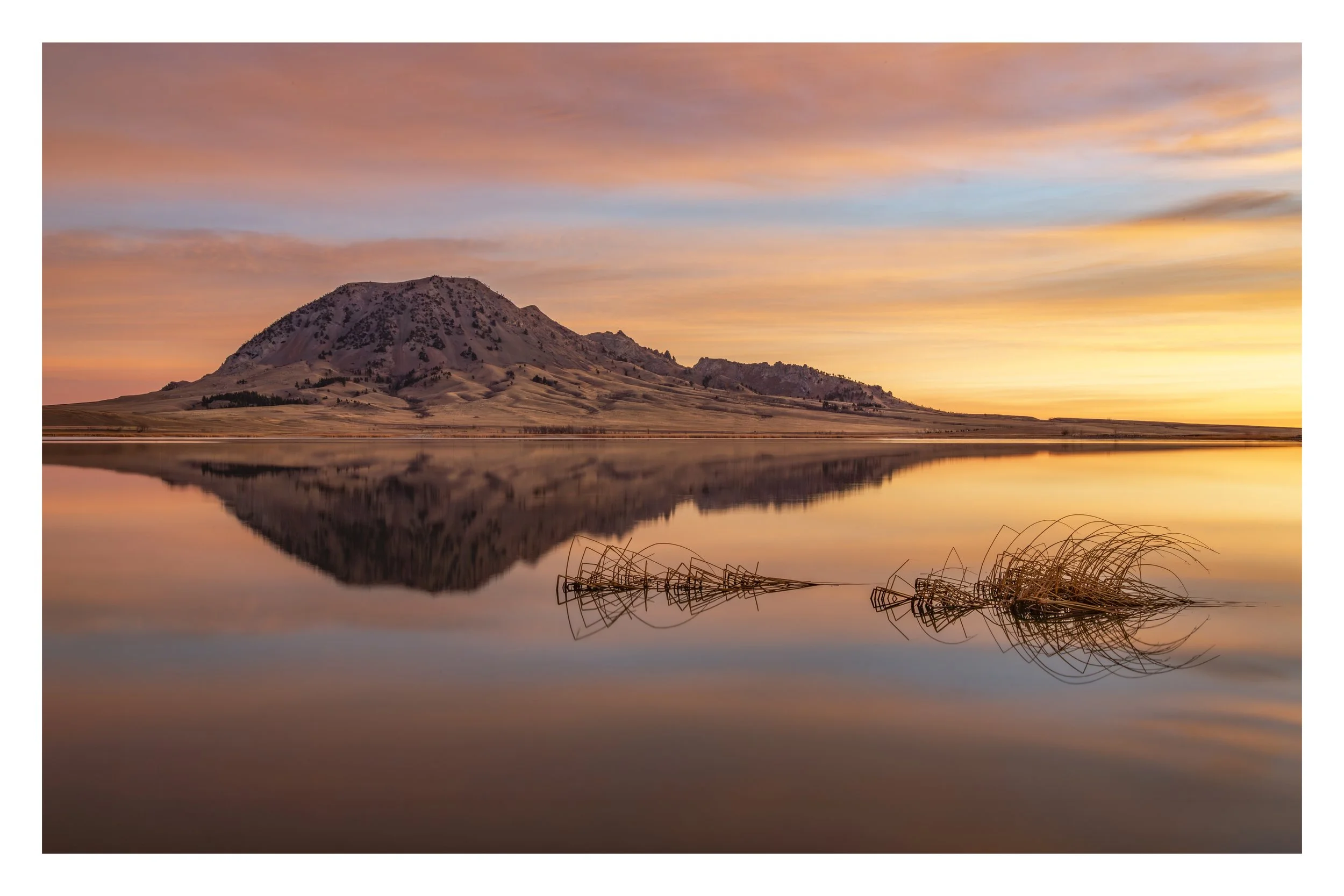Mountain Reflection in Lake