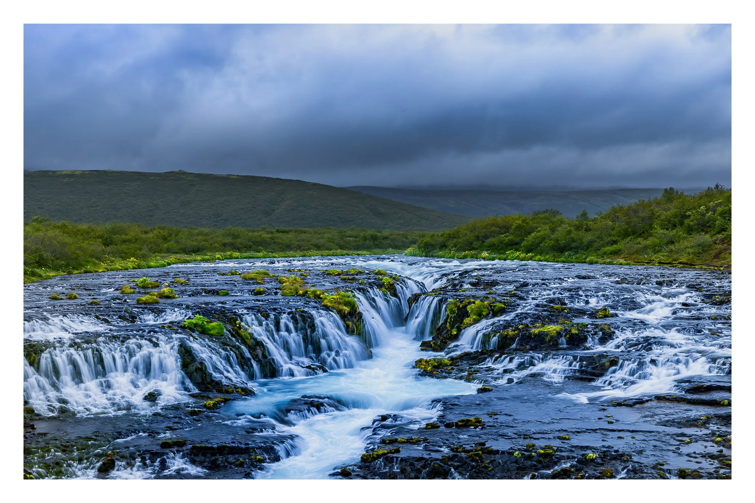 Bruarfoss Waterfall in Iceland