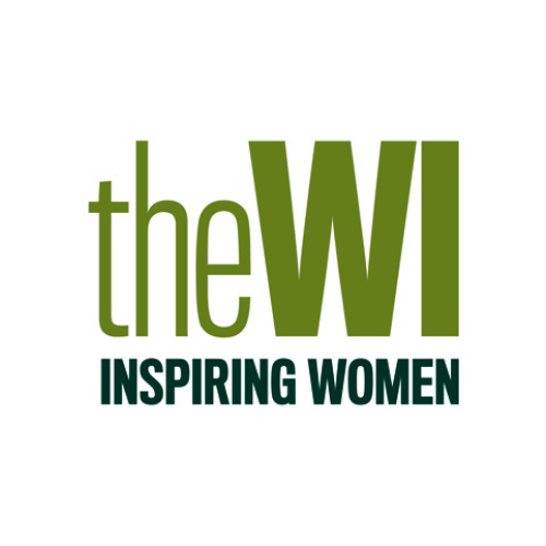 Logo with the words "the WI" in large green letters and "INSIRING WOMEN" in smaller teal letters below.