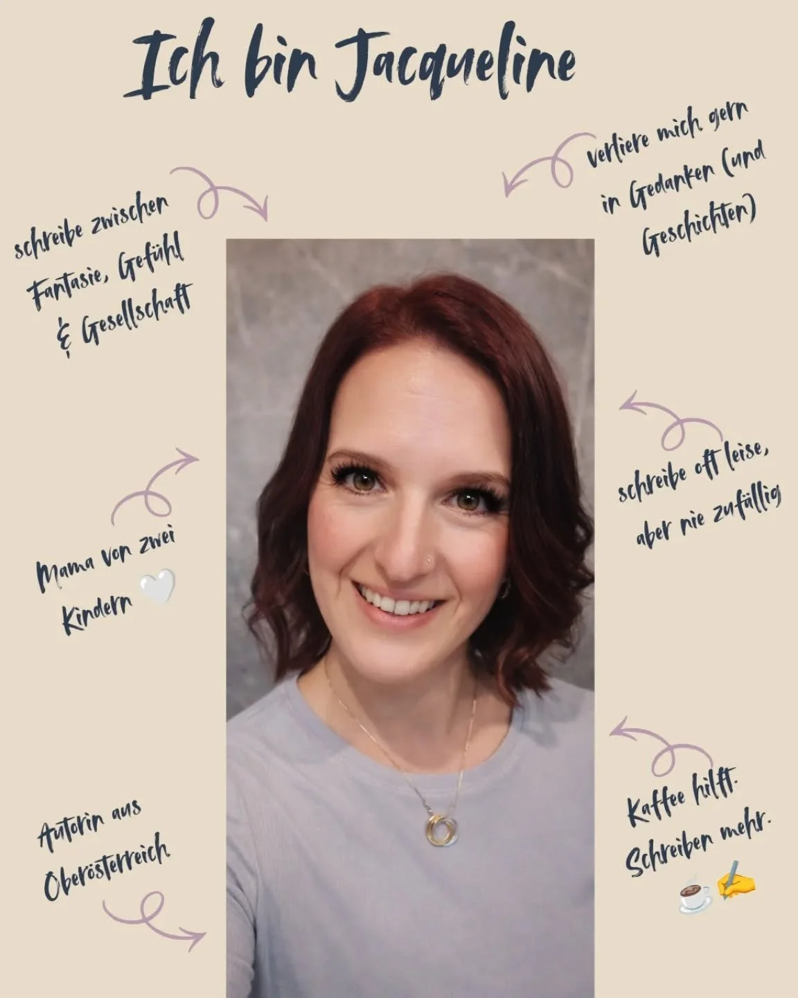 Hinter jedem Buch steht ein Mensch.
Und hinter meinen Geschichten stehe ich, mit all dem, was war und noch wird.

#autorinnenleben
#schriftstellerin
#buchmenschen
#lebenzwischenworten
#geschichtenliebe