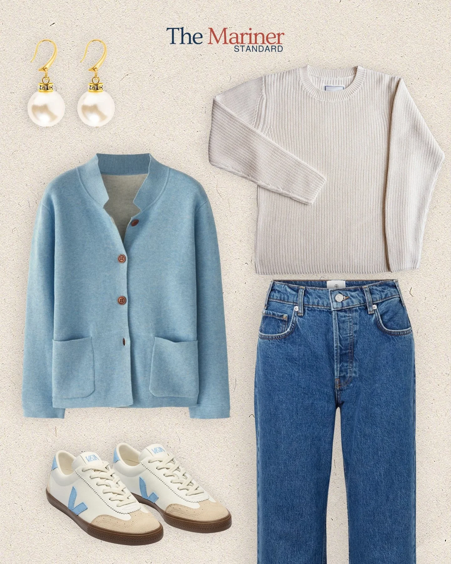 From crisp harbor mornings to late afternoon walks through the city — this look blends timeless ease with refined, coastal charm.
Discover more at nobadeersupply.com and explore The Mariner Standard women’s fall edit today!
#TheMarinerSt