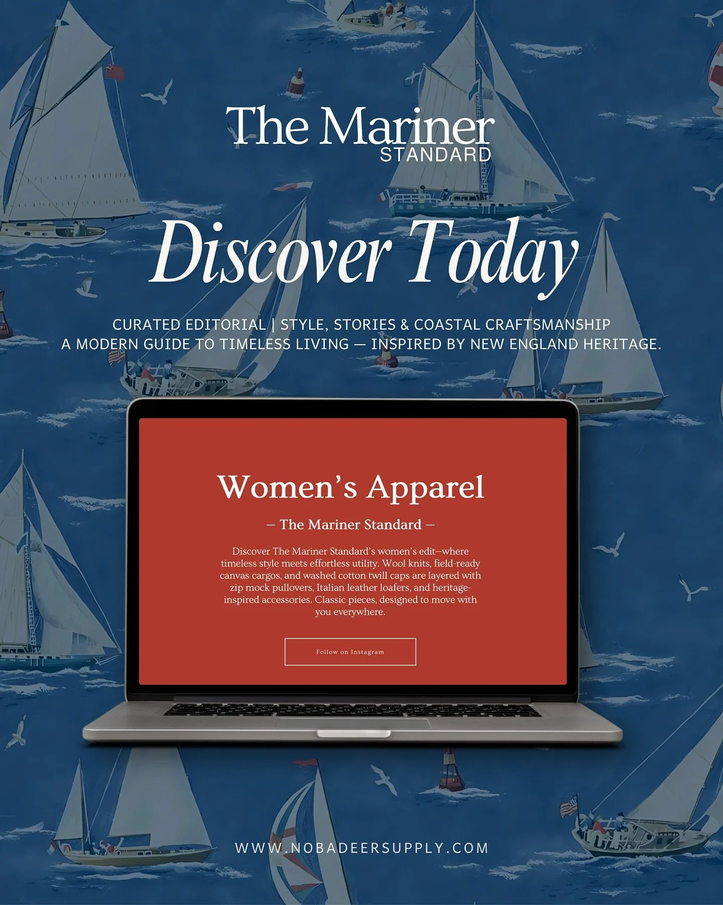 Discover The Mariner Standard — a curated editorial of style, stories, and coastal craftsmanship.
From wool knits to Italian loafers, each piece reflects timeless New England sensibility reimagined for today.
A modern guide to effortless livin